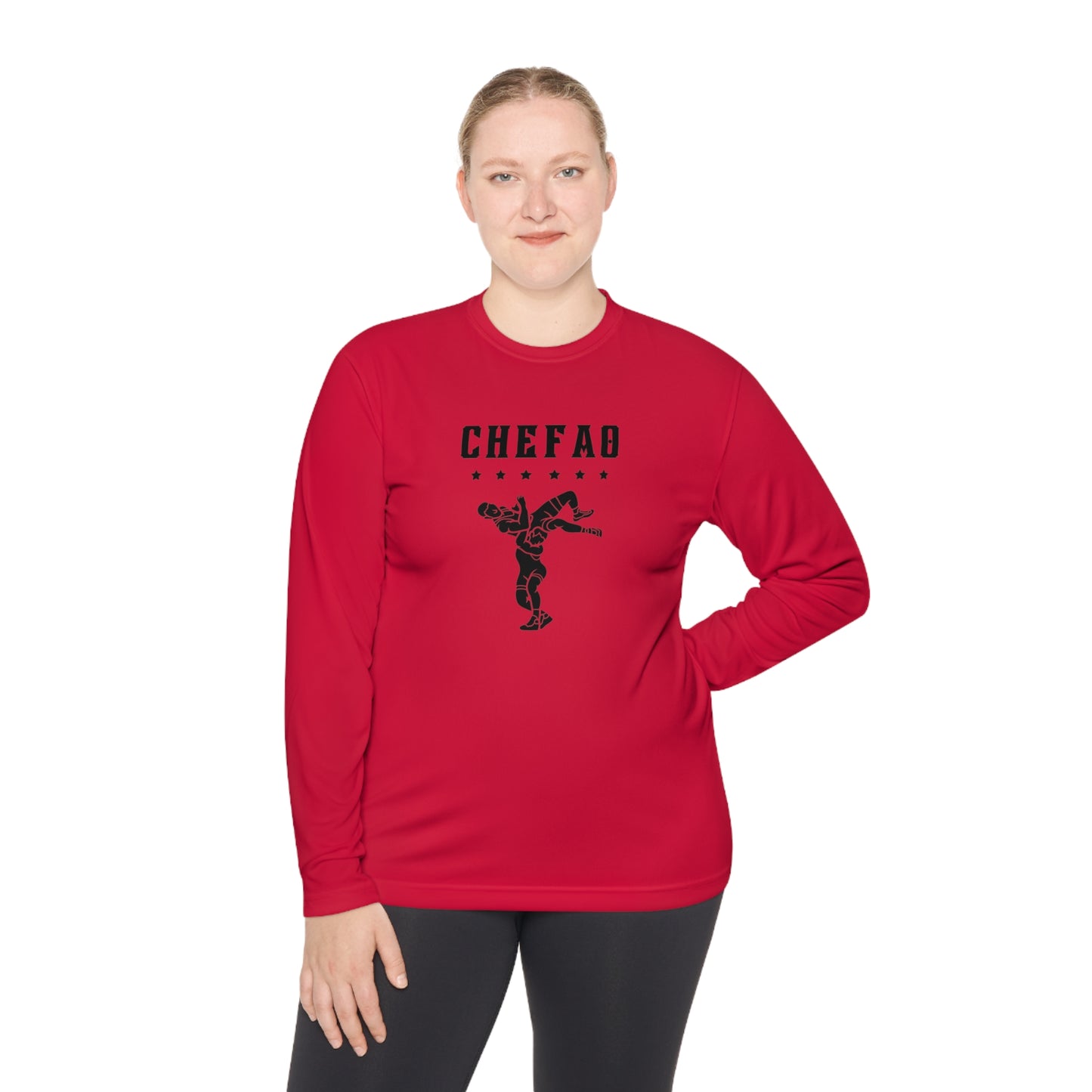 Chefao Wrestling The Nick Edition I, Unisex Lightweight Long Sleeve Tee