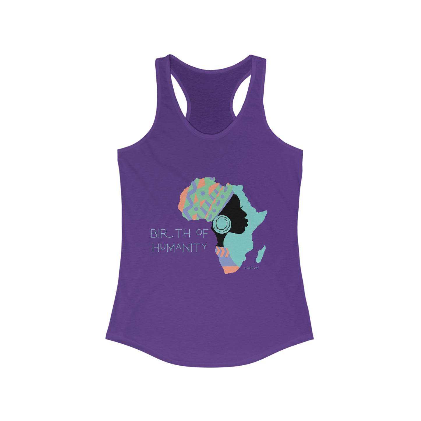 Birth of Humanity™ II, Women's Ideal Racerback Tank