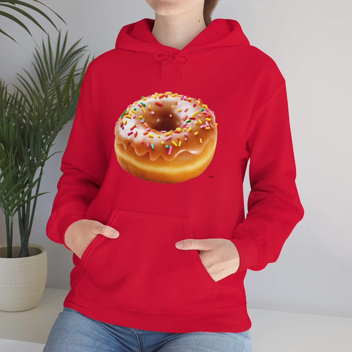 Sprinkled Donut, Unisex Heavy Blend Hooded Sweatshirt