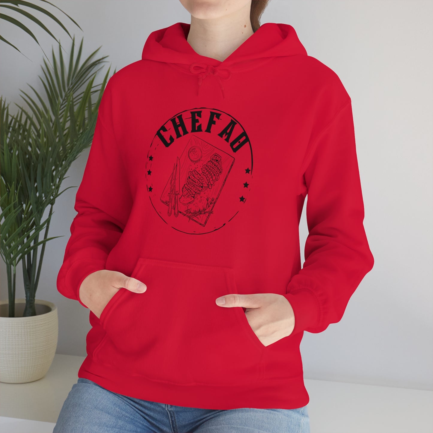 Chefao Barbque, Unisex Heavy Blend Hooded Sweatshirt