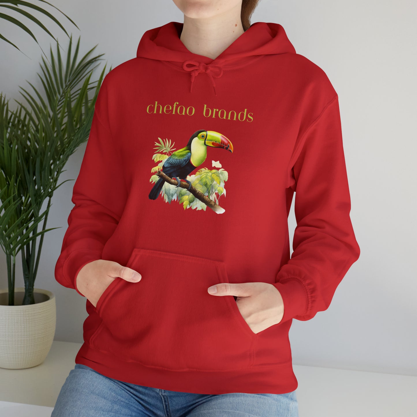 Keel Billed Toucan I, Unisex Heavy Blend Hooded Sweatshirt