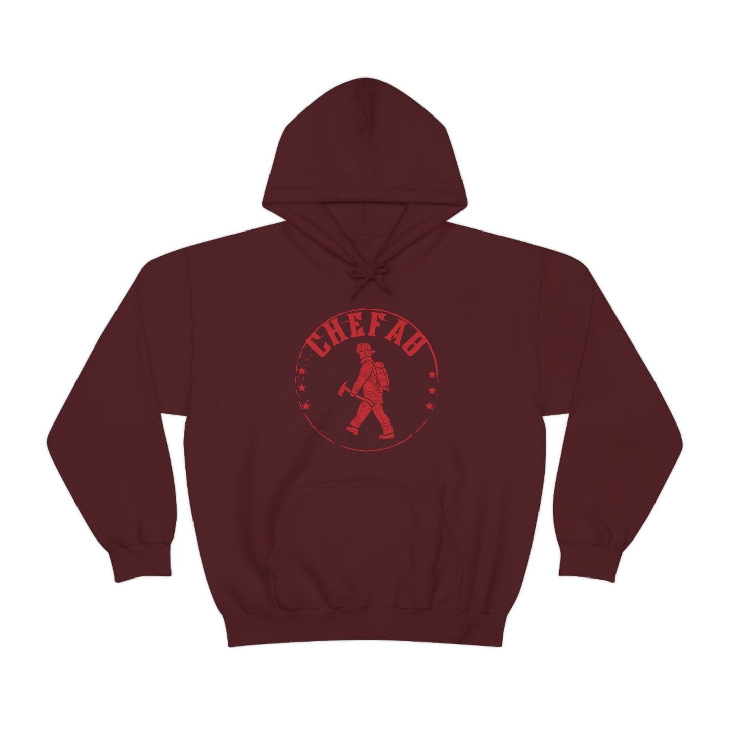 Chefao Fire I, Unisex Heavy Blend Hooded Sweatshirt