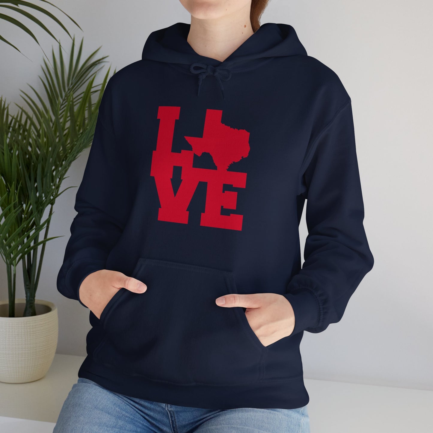 Chefao LoveTexas I, Unisex Heavy Blend Hooded Sweatshirt
