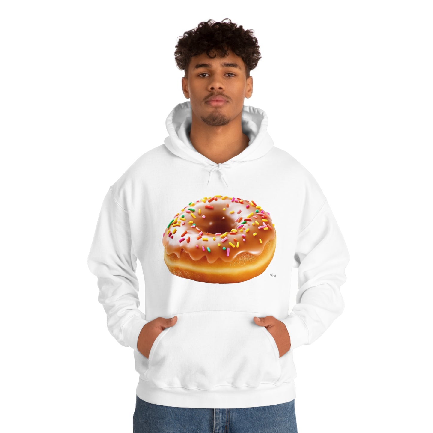 Sprinkled Donut, Unisex Heavy Blend Hooded Sweatshirt