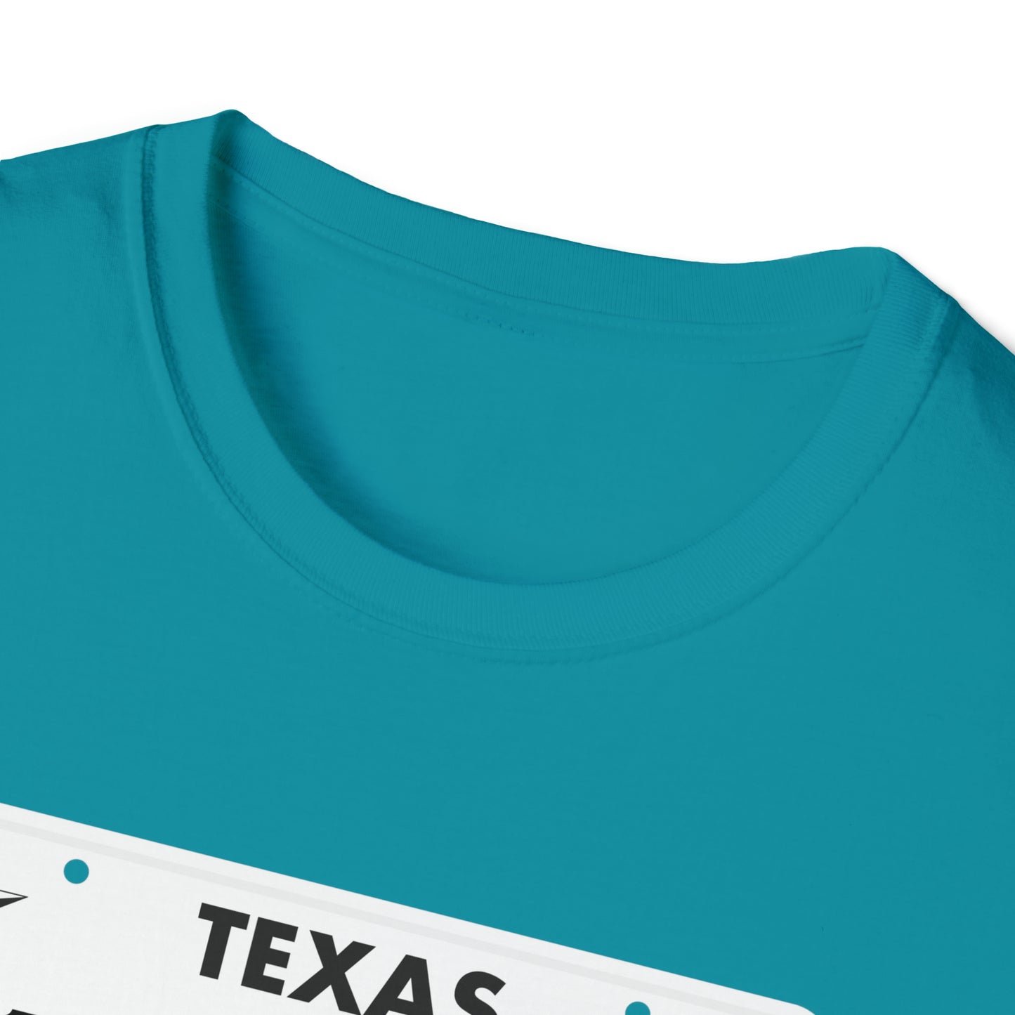 Chefao Texas License Plate I, Unisex Softstyle T-Shirt