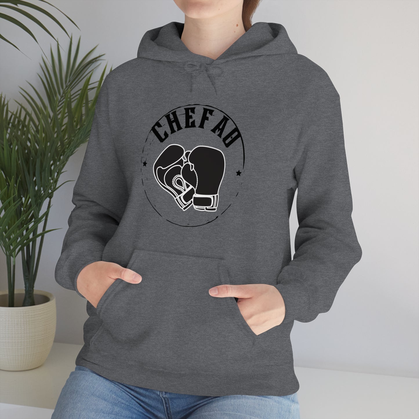 Chefao Boxing I, Unisex Heavy Blend Hooded Sweatshirt