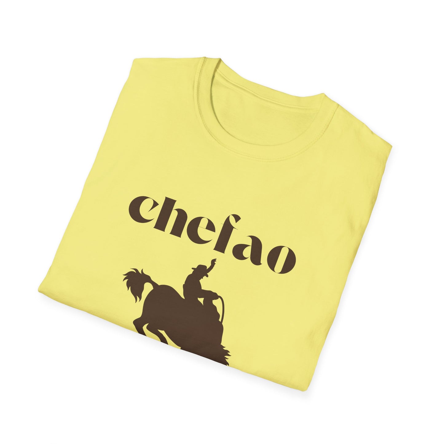 Chefao Cowboy X, Unisex Softstyle T-Shirt