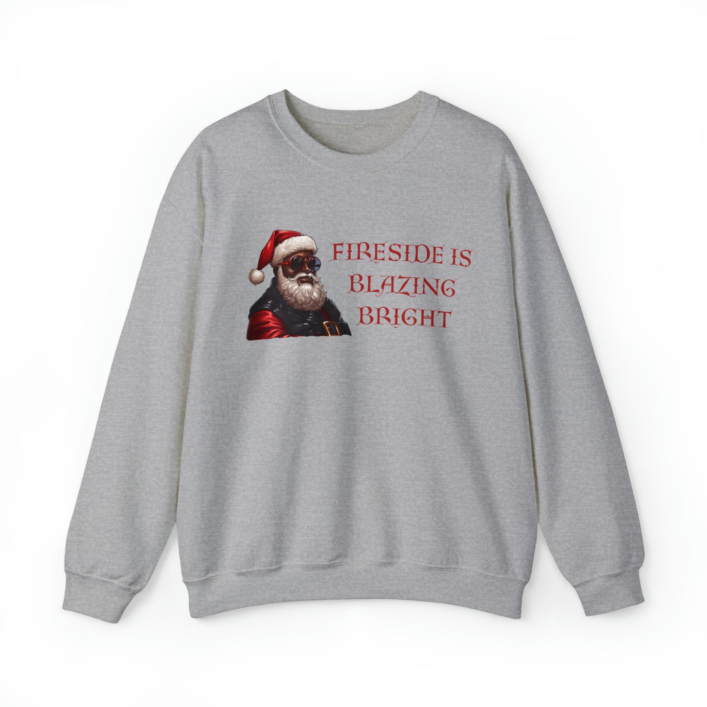 Fireside is Blazing Bright, Unisex Heavy Blend Crewneck Sweatshirt