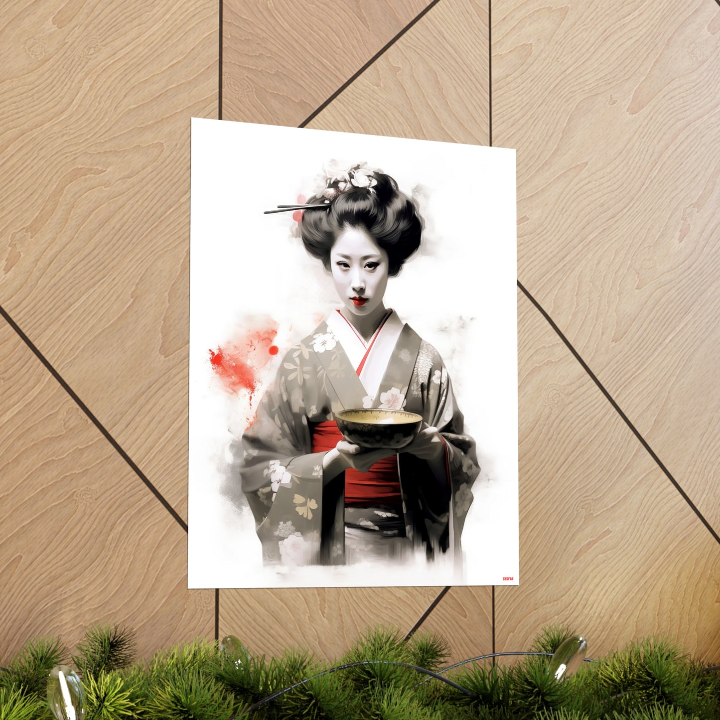 The Geisha, Premium Matte Vertical Posters