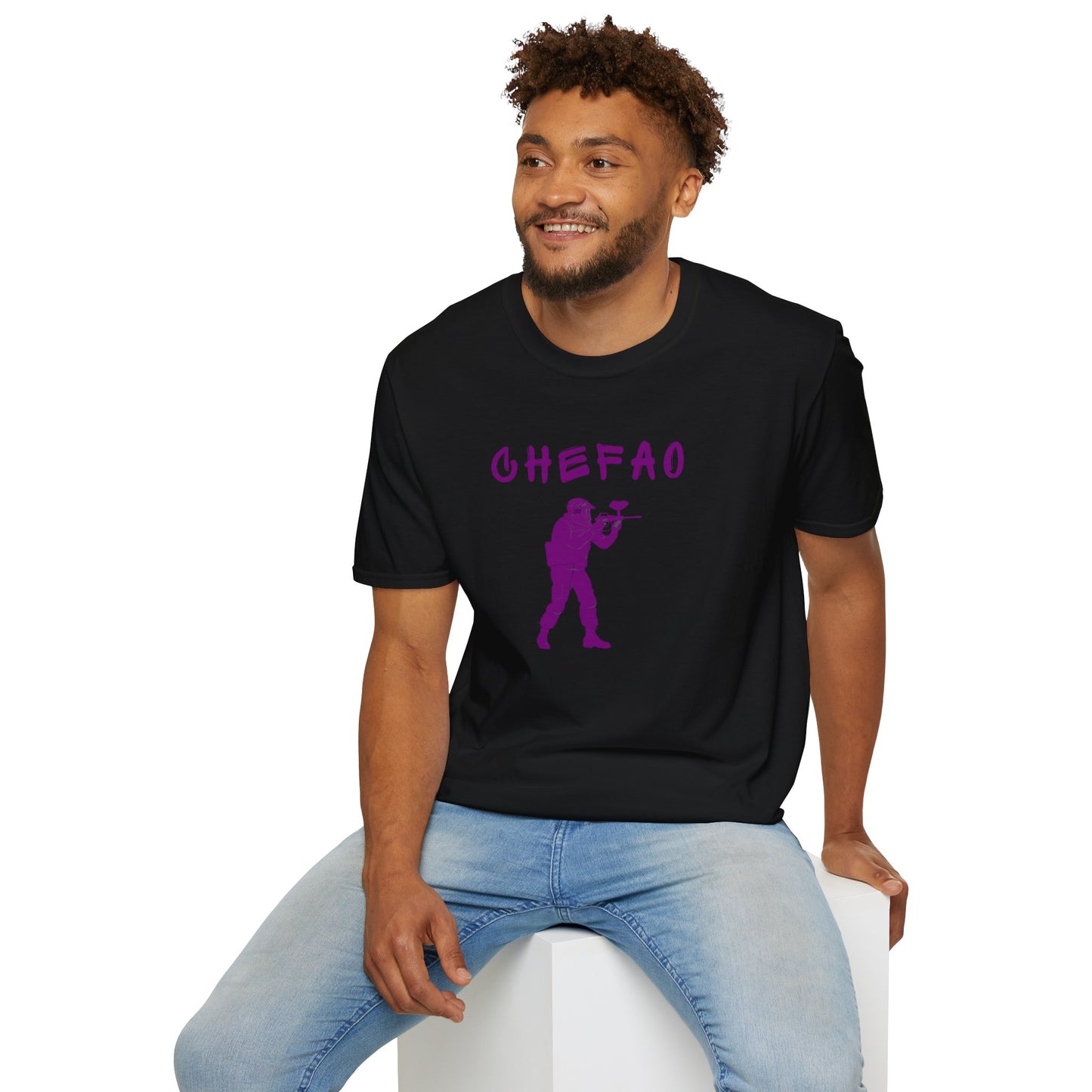 Chefao Paintball I, Unisex Softstyle T-Shirt