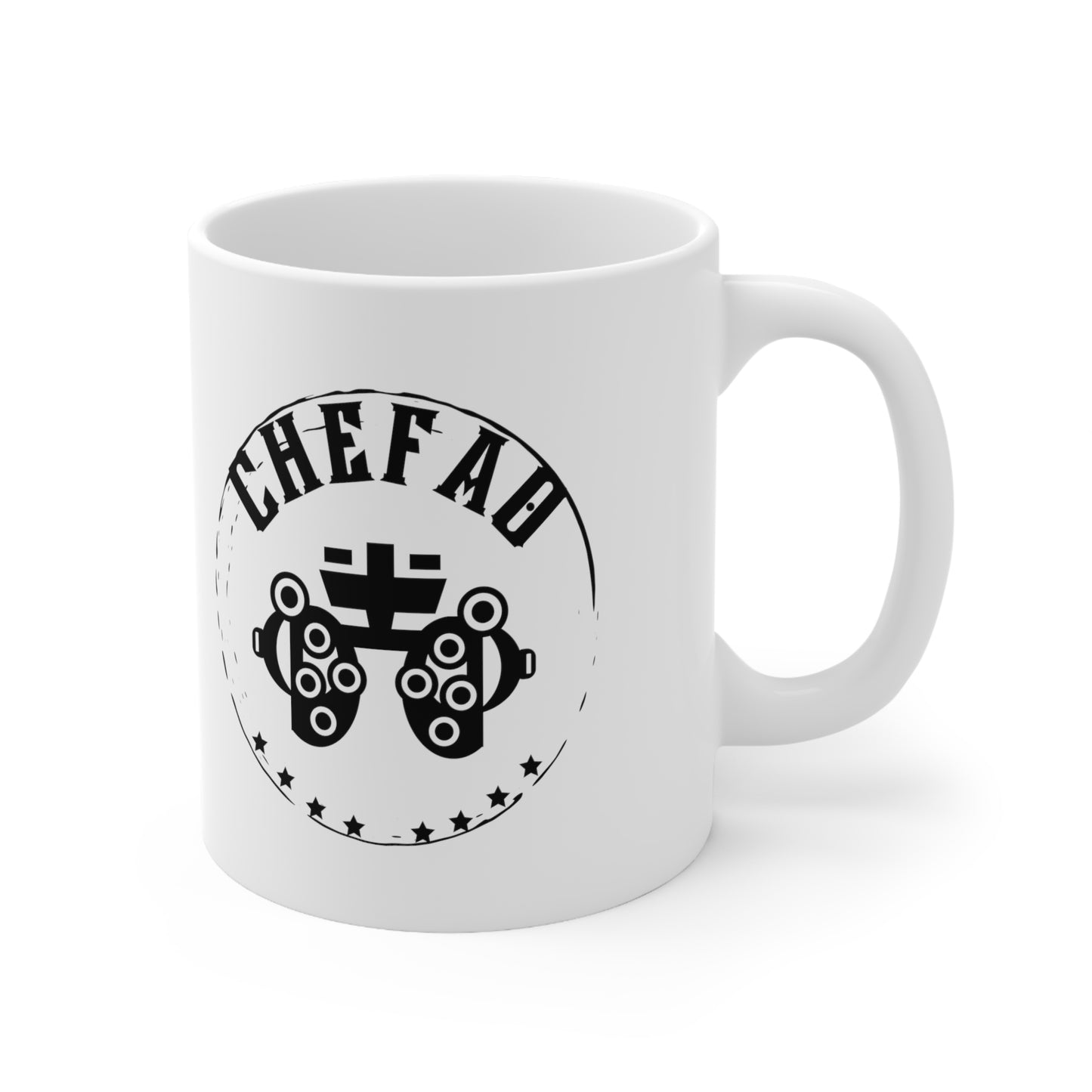 Chefao Ophthalmology II, White Coffee Mug, 11oz