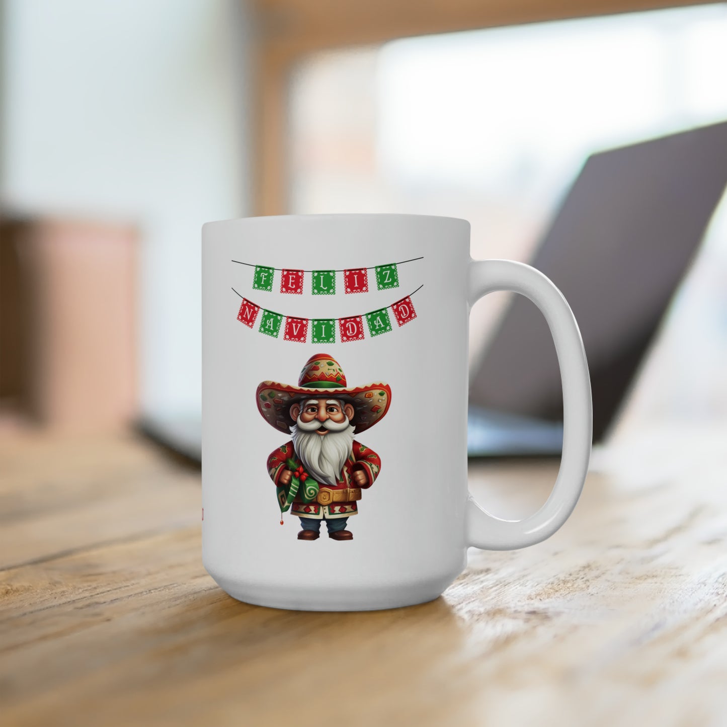 Feliz Navidad I, Ceramic Mug 15oz