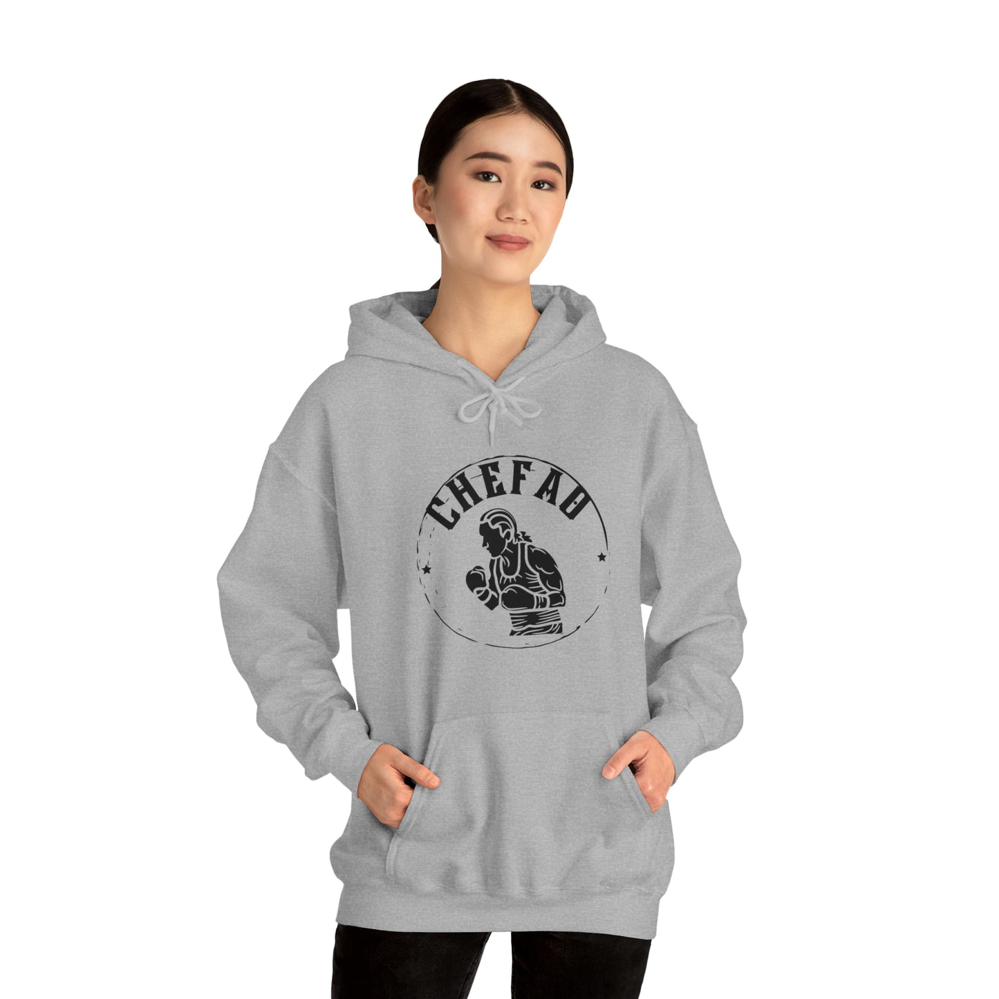 Chefao Boxer II, Unisex Heavy Blend Hooded Sweatshirt