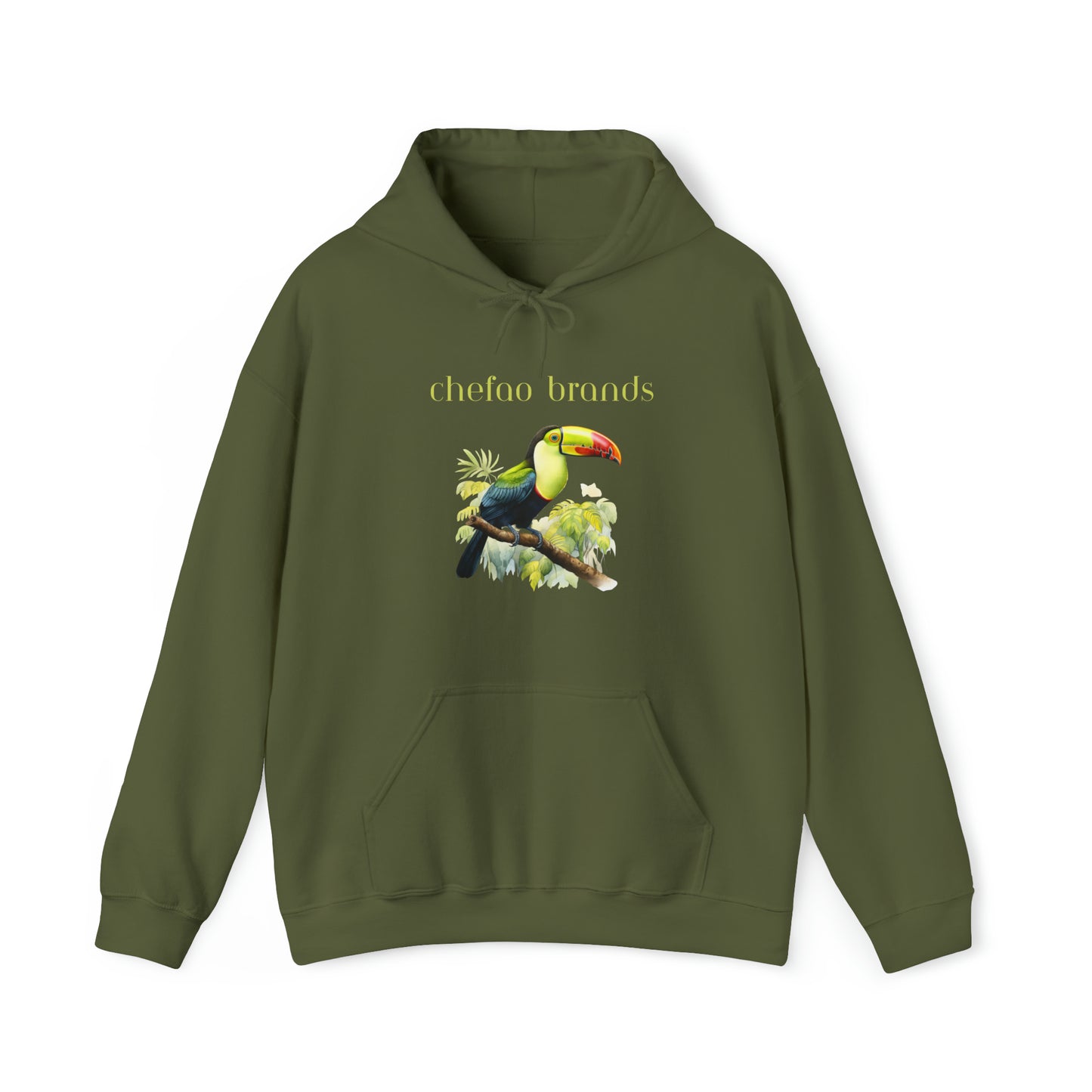 Keel Billed Toucan I, Unisex Heavy Blend Hooded Sweatshirt