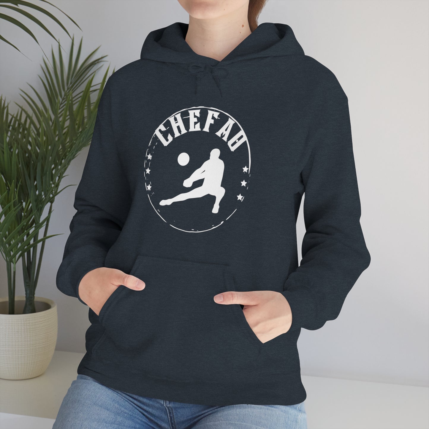 Chefao Volleyball II, Unisex Heavy Blend Hooded Sweatshirt