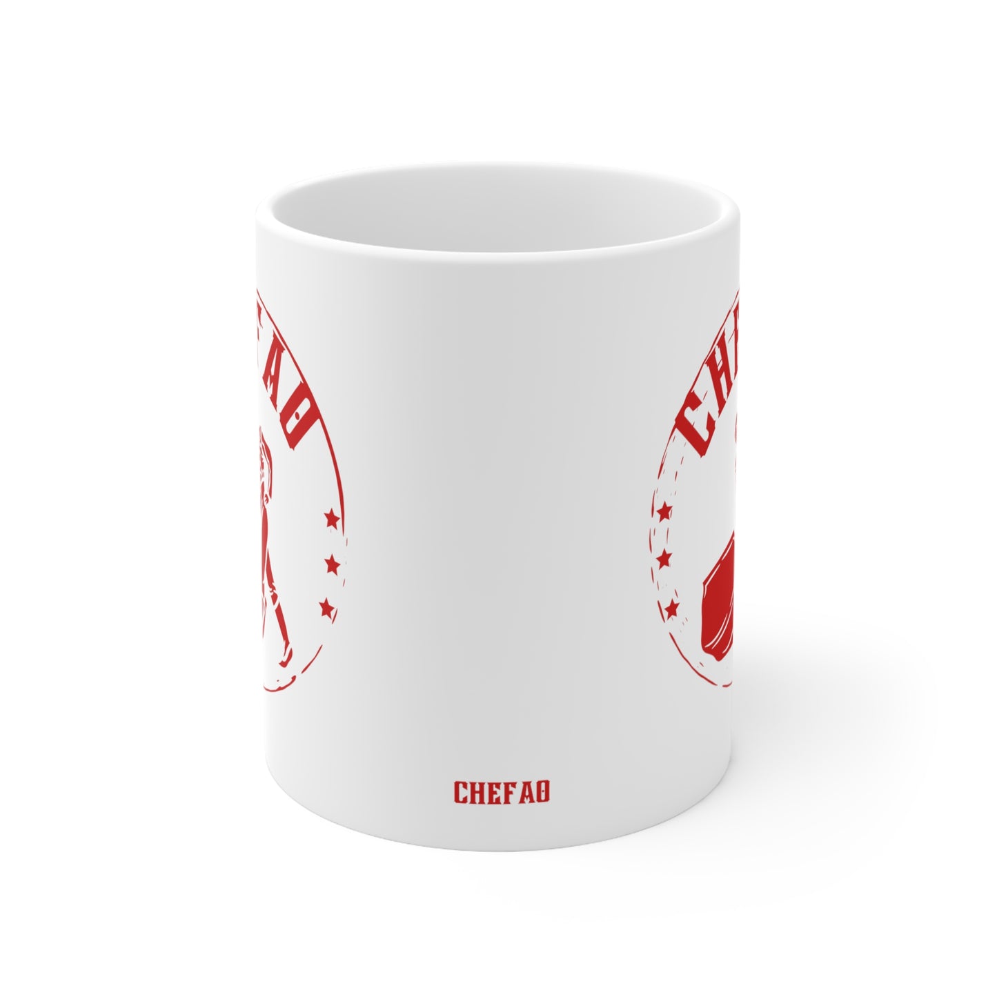 Chefao Bullfighter I, White Coffee Mug, 11oz