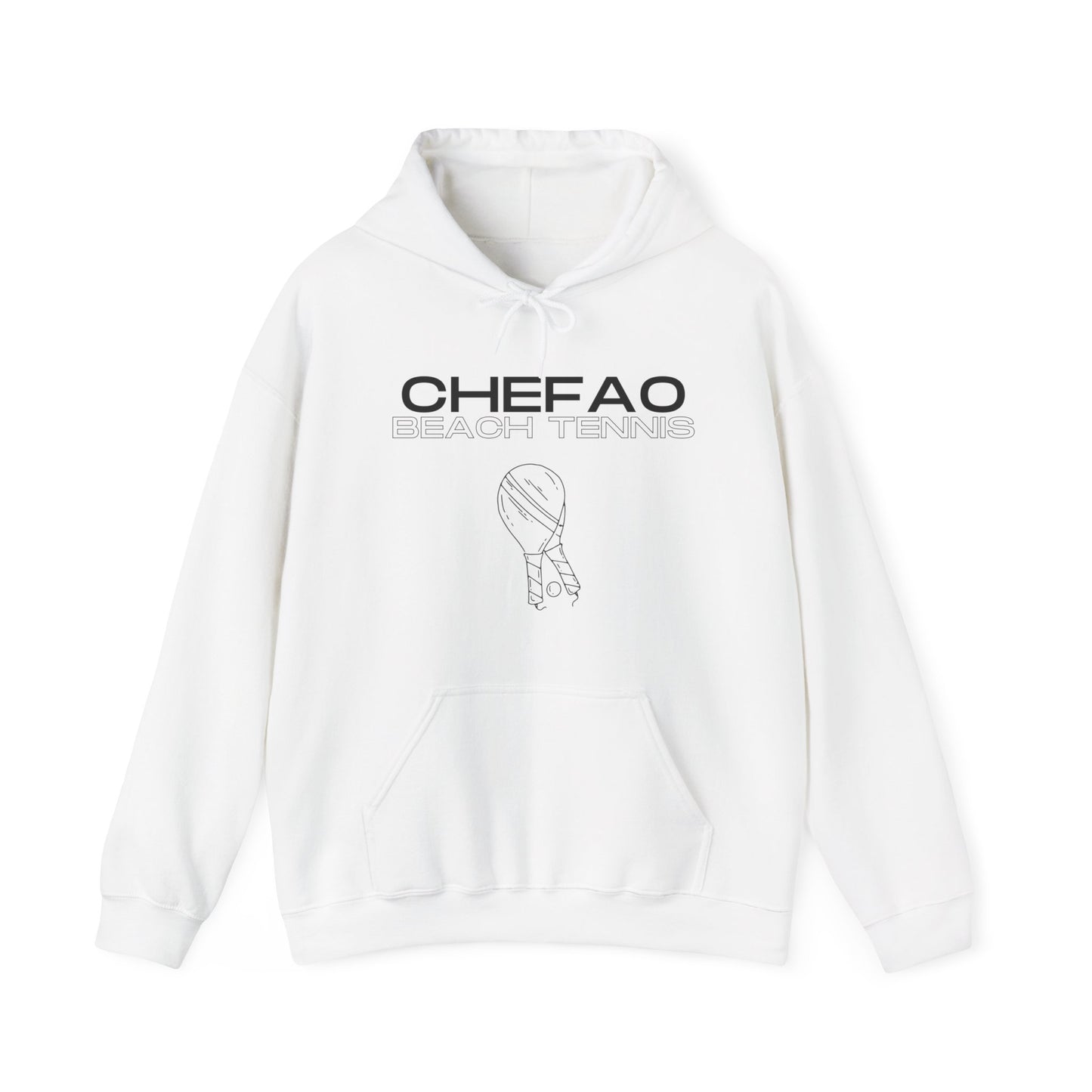 Chefao Beach Tennis I, Unisex Heavy Blend™ Hooded Sweatshirt