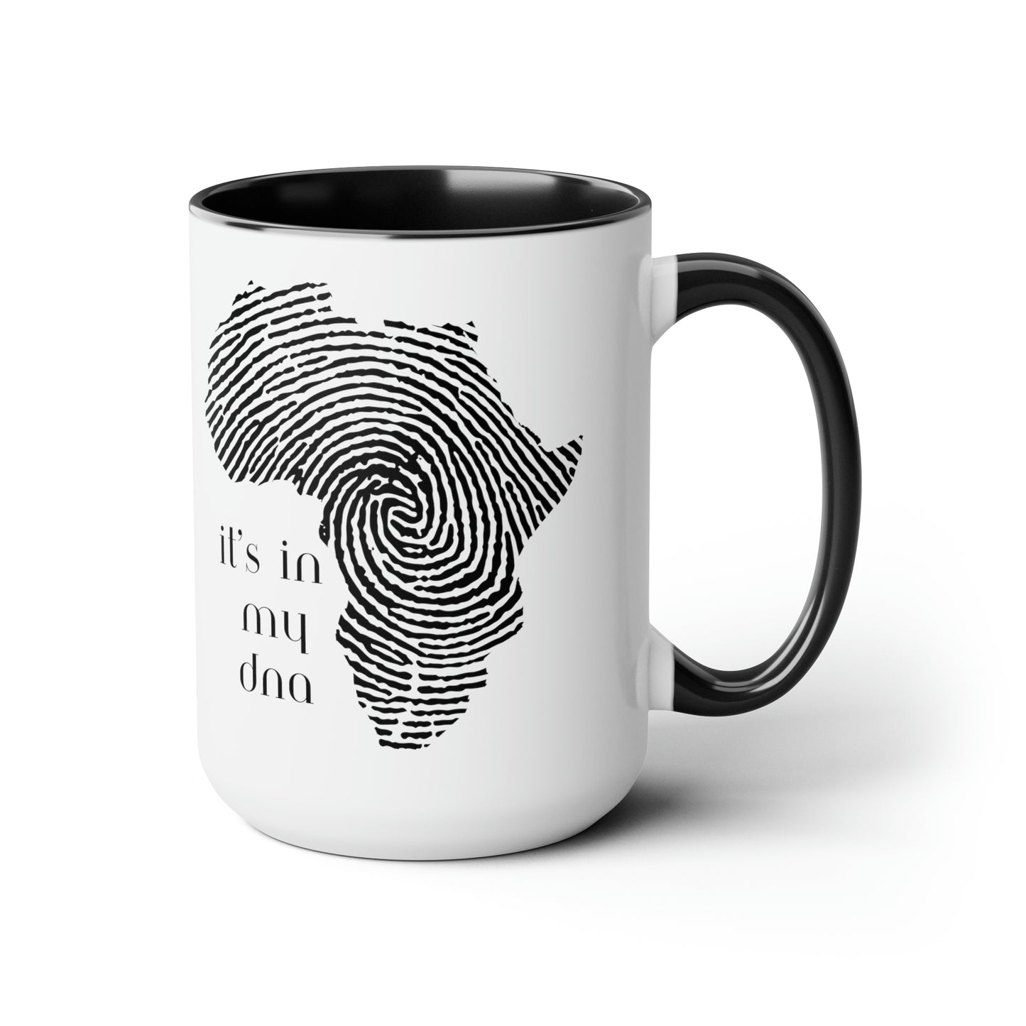 Chefao It's In My DNA I, Two-Tone Coffee Mugs, 15oz