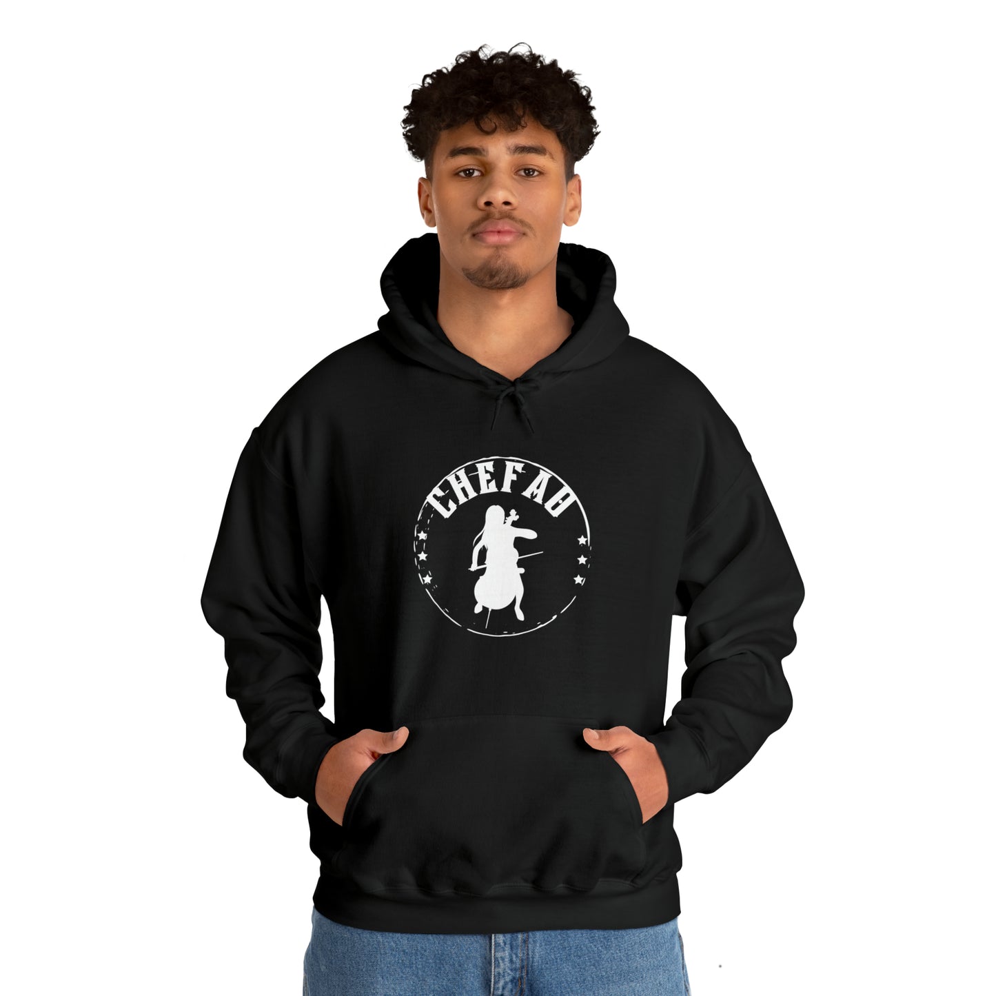 Chefao Cello I, Unisex Heavy Blend Hooded Sweatshirt