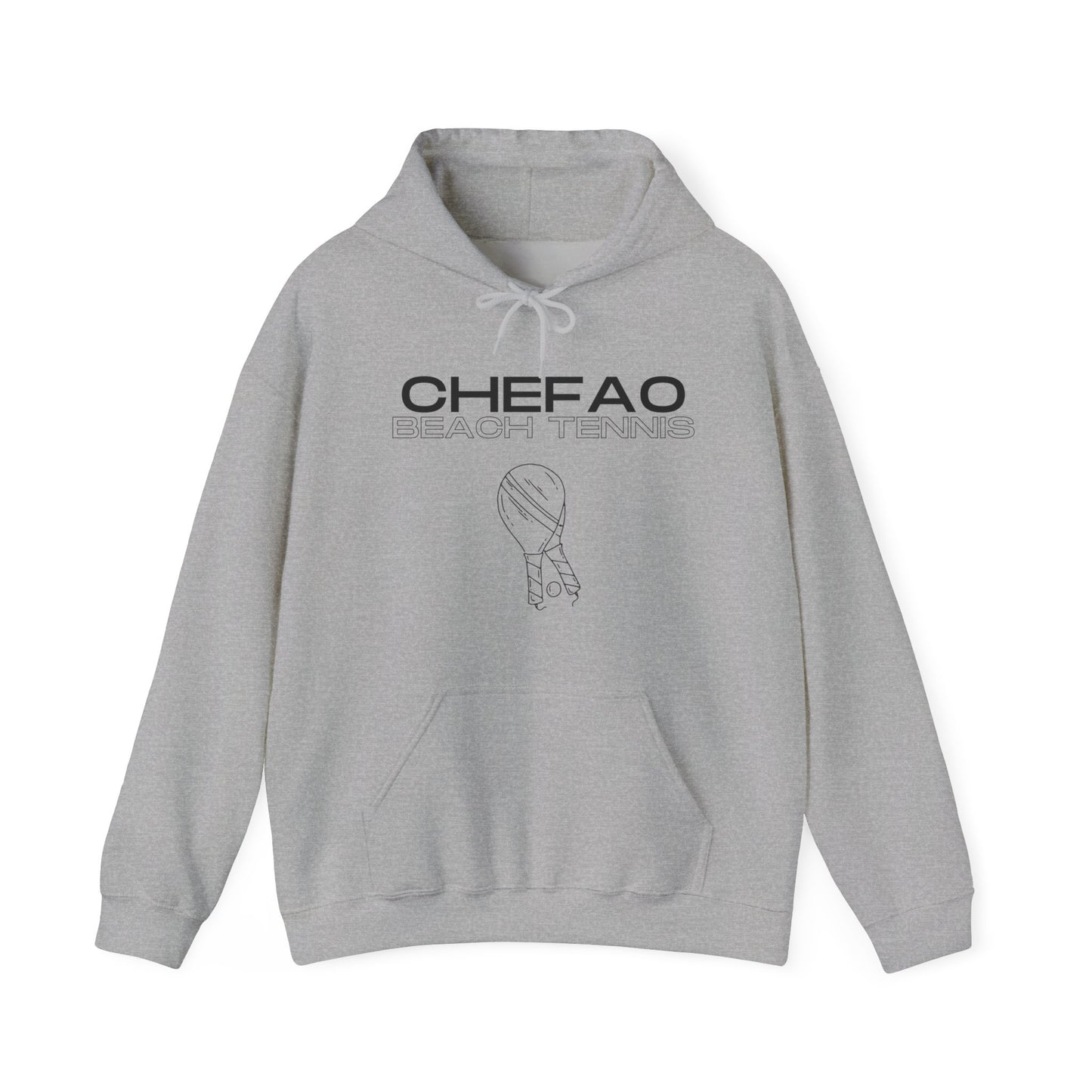 Chefao Beach Tennis I, Unisex Heavy Blend™ Hooded Sweatshirt