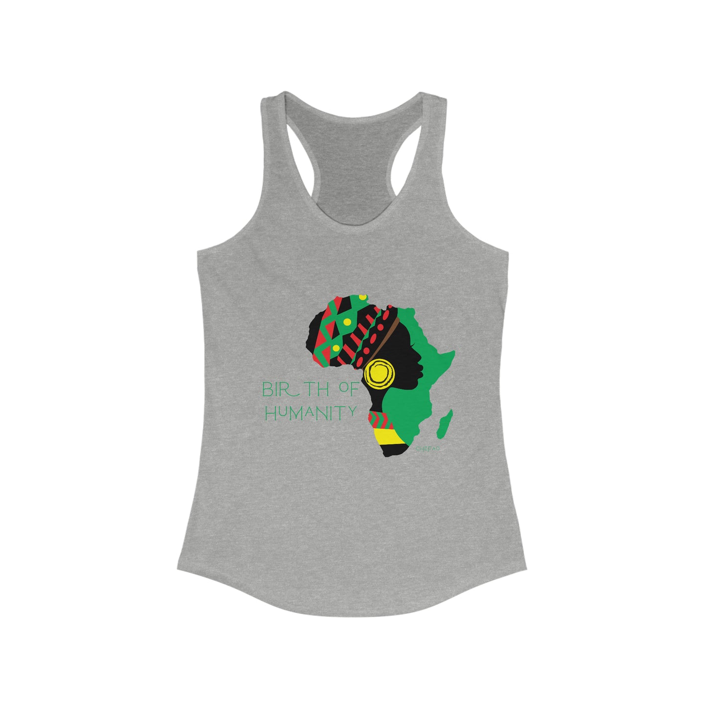 Birth of Humanity™ II, Women's Ideal Racerback Tank