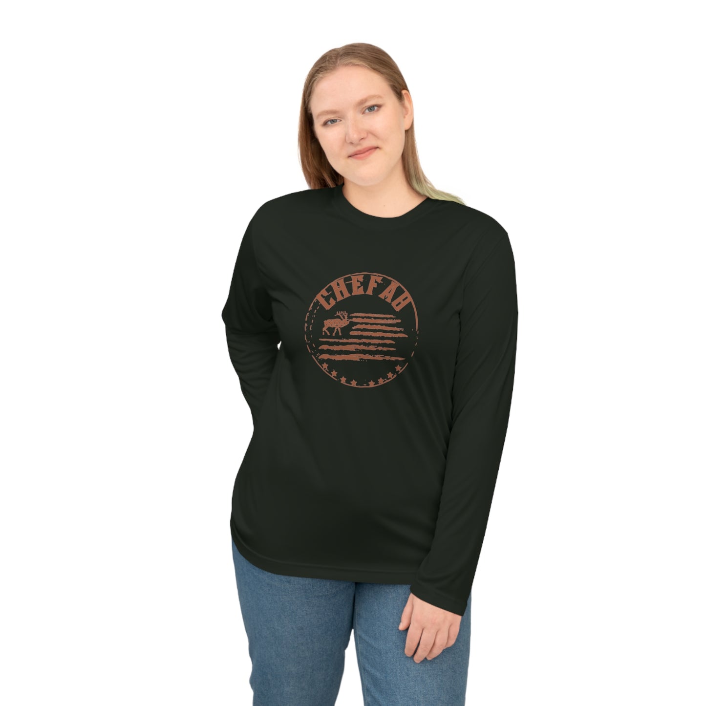 Chefao Hunting II, Unisex Performance Long Sleeve Shirt