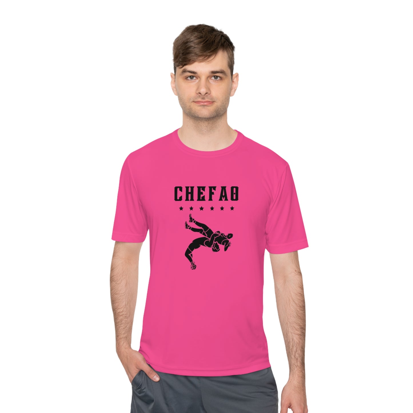 Chefao Wrestling IV, Unisex Moisture Wicking Tee