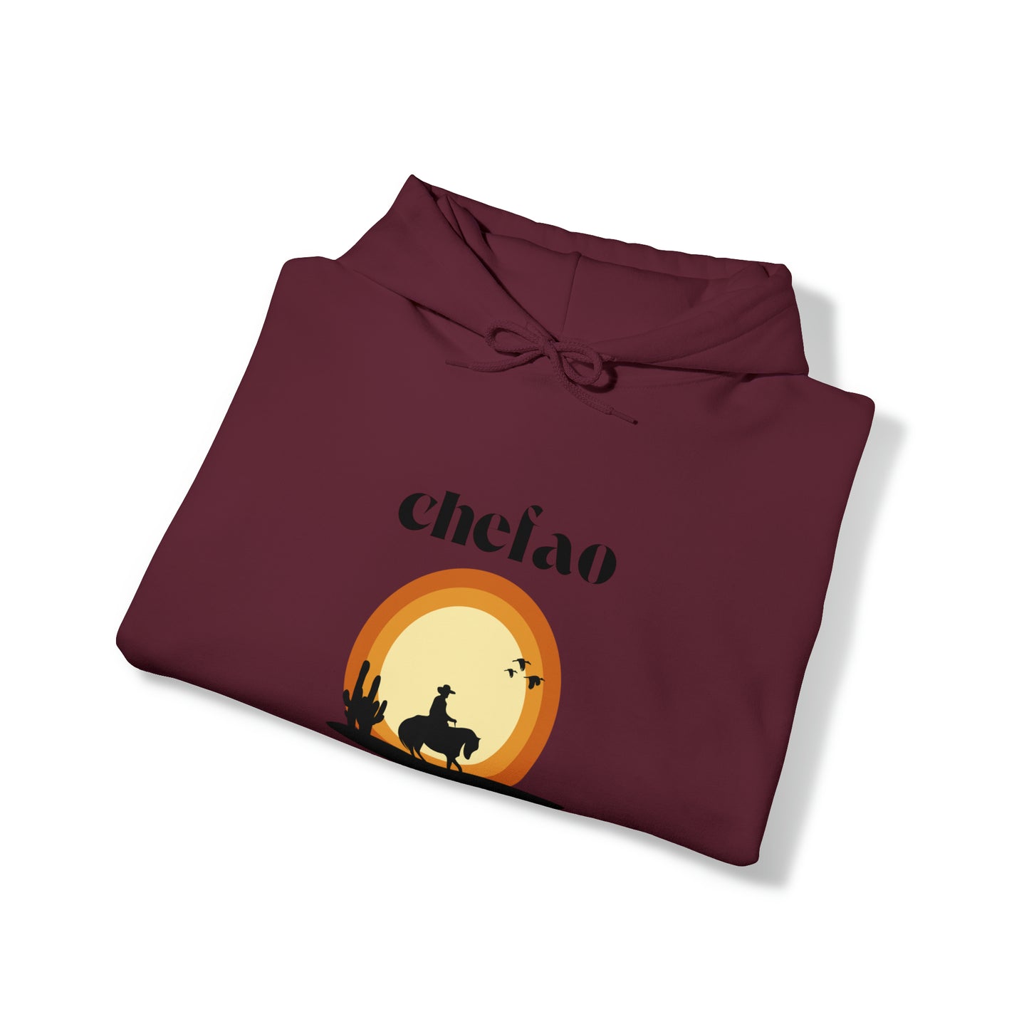 Chefao Cowboy VI, Unisex Heavy Blend Hooded Sweatshirt