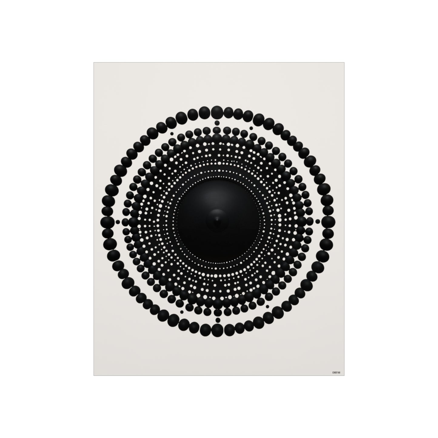 Chefao Connector Circle, Premium Matte Vertical Posters