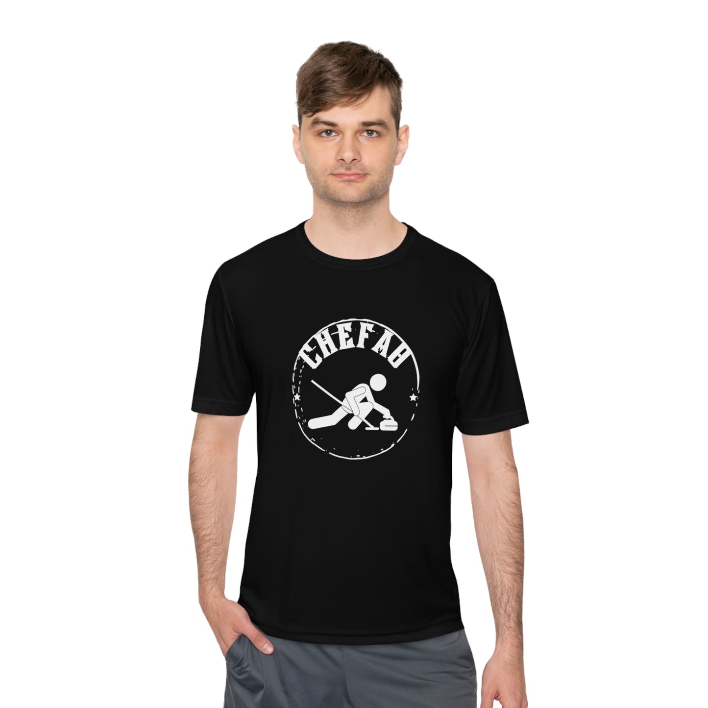 Chefao Curling I, Unisex Moisture Wicking Tee