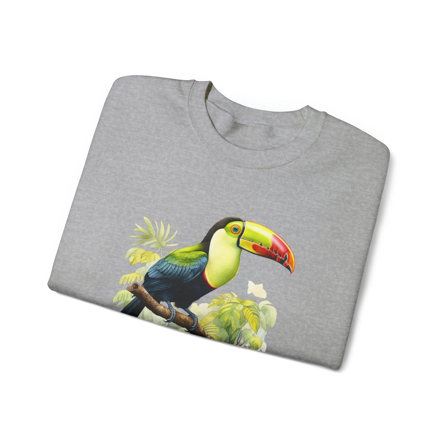 Keel Billed Toucan I, Unisex Heavy Blend Crewneck Sweatshirt