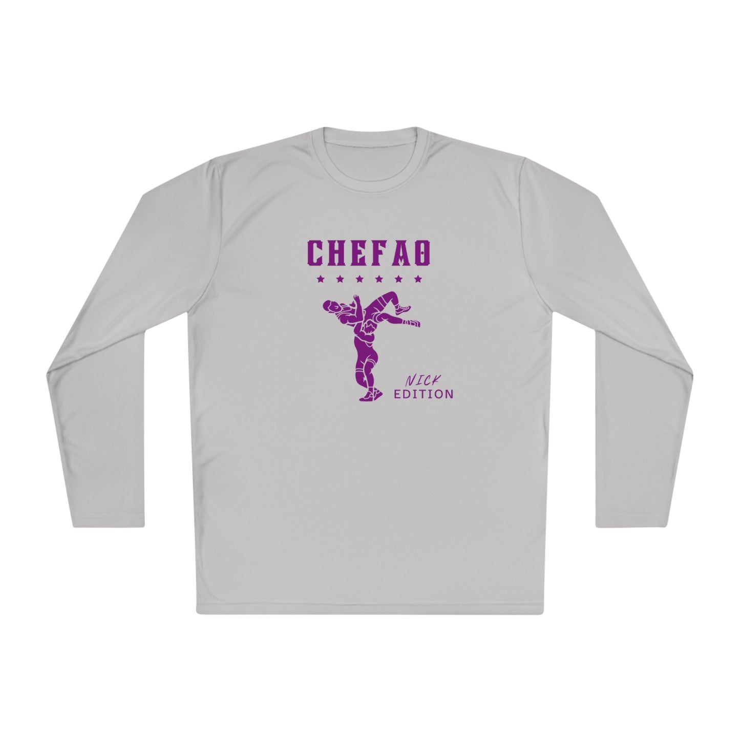 Chefao Wrestling The Nick Edition I, Unisex Lightweight Long Sleeve Tee