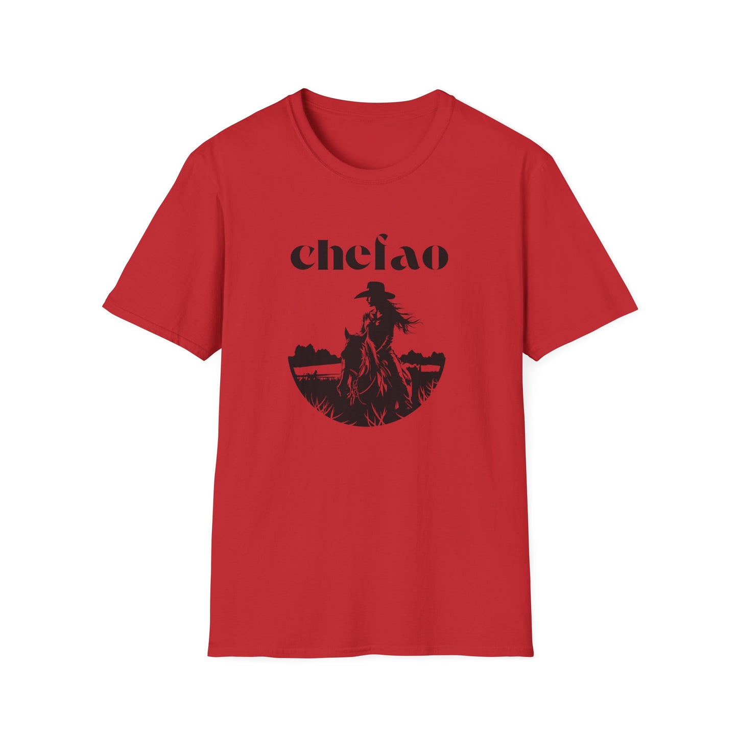 Chefao Cowgirl IV, Unisex Softstyle T-Shirt