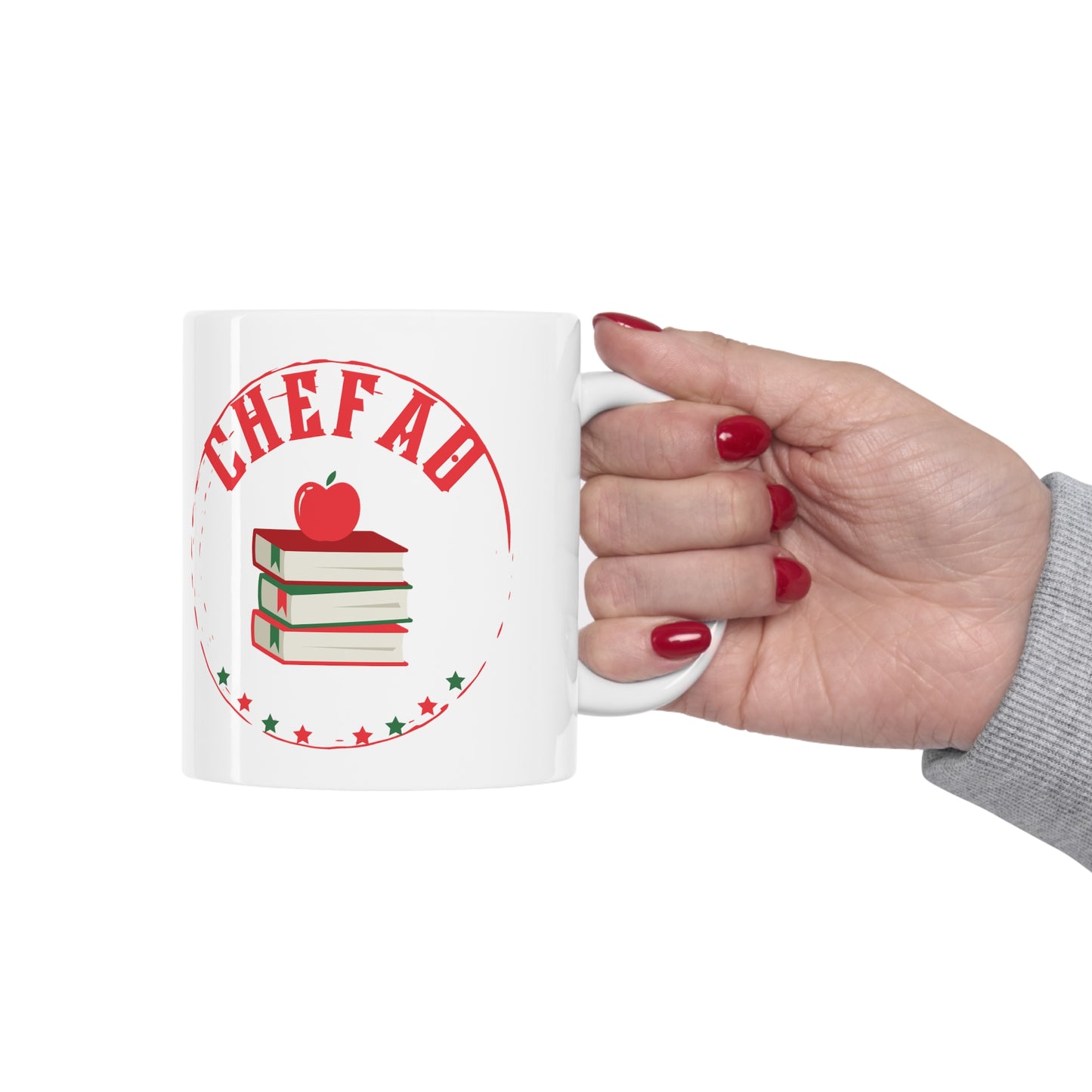 Chefao Teacher II, White Coffee Mug, 11oz