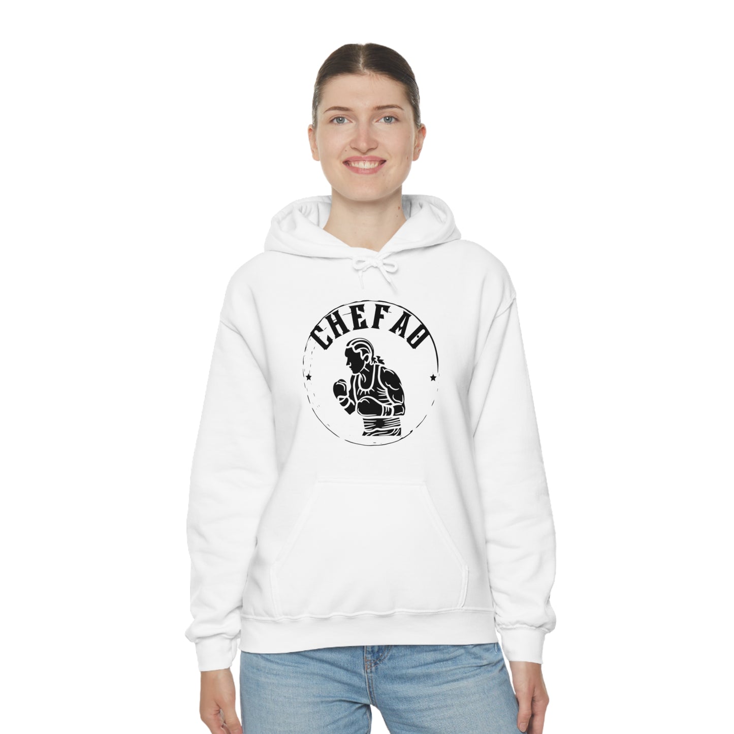 Chefao Boxer II, Unisex Heavy Blend Hooded Sweatshirt