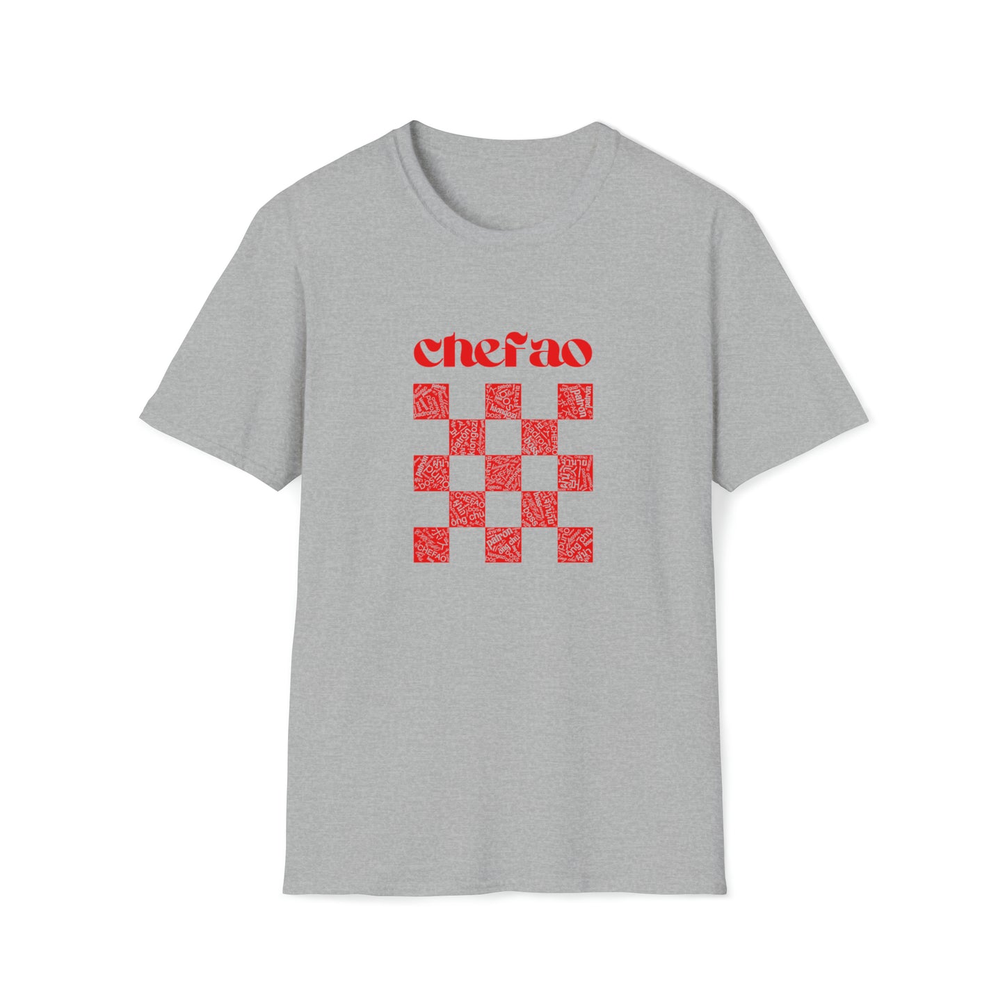 Chefao Checkered I, Unisex Softstyle T-Shirt