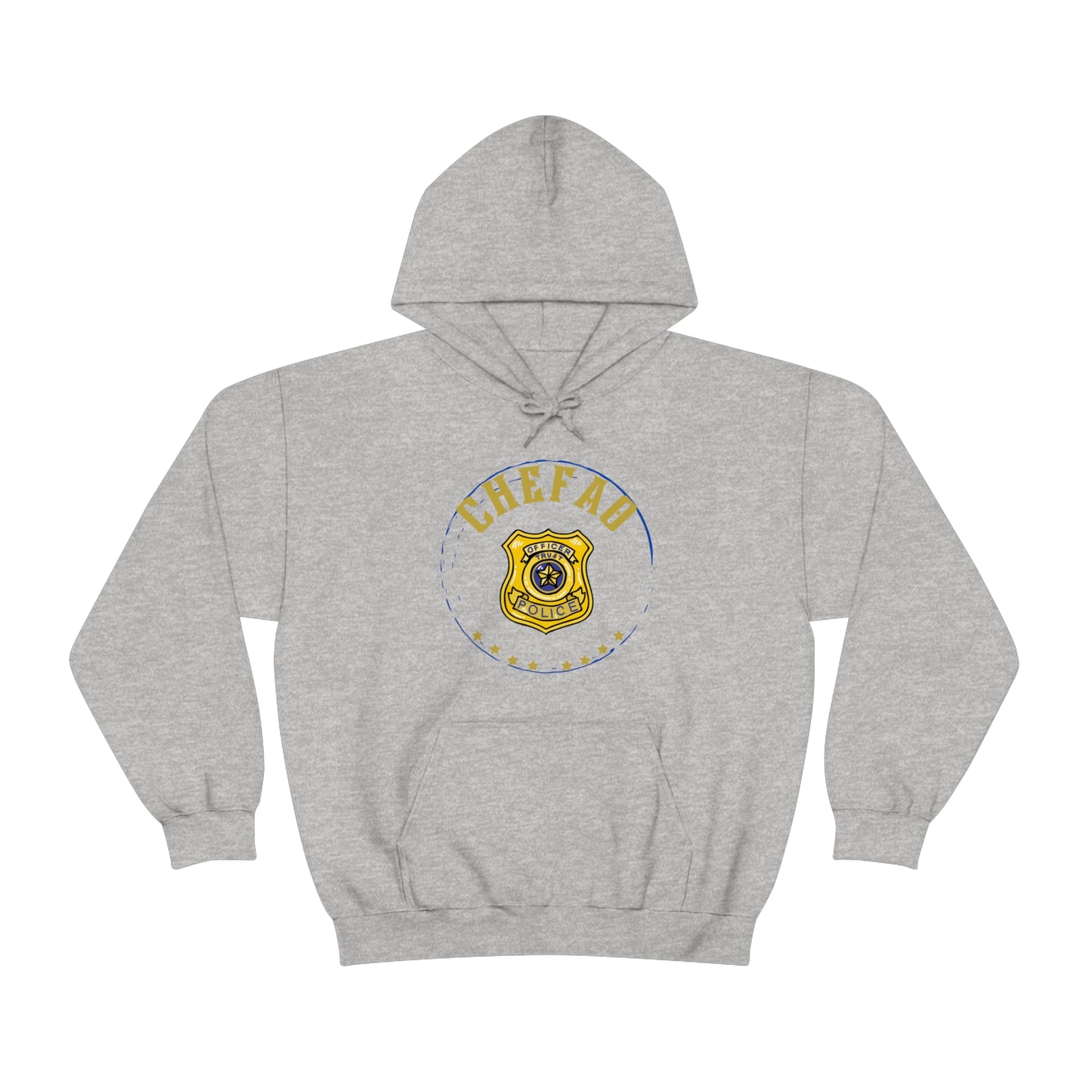 Chefao Police I, Unisex Heavy Blend Hooded Sweatshirt