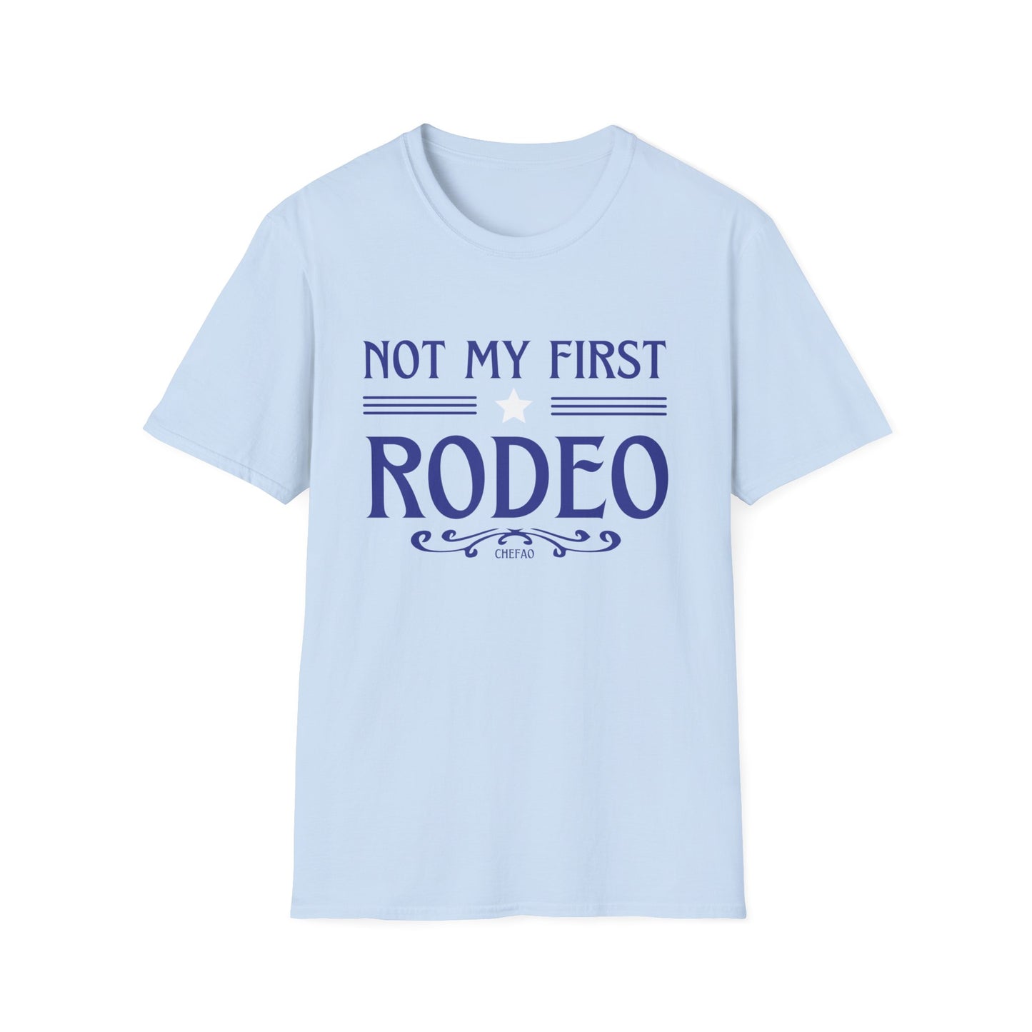 Not My First Rodeo, Unisex Softstyle T-Shirt