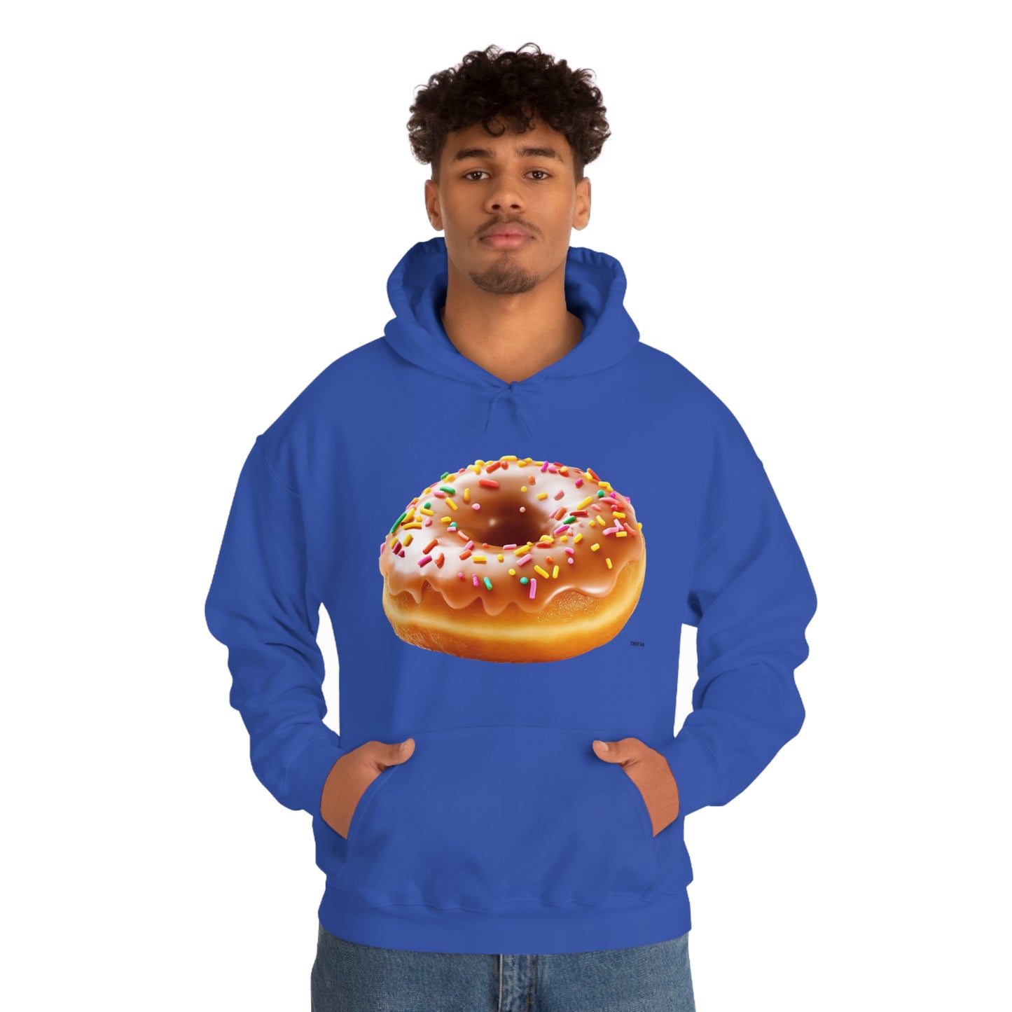 Sprinkled Donut, Unisex Heavy Blend Hooded Sweatshirt