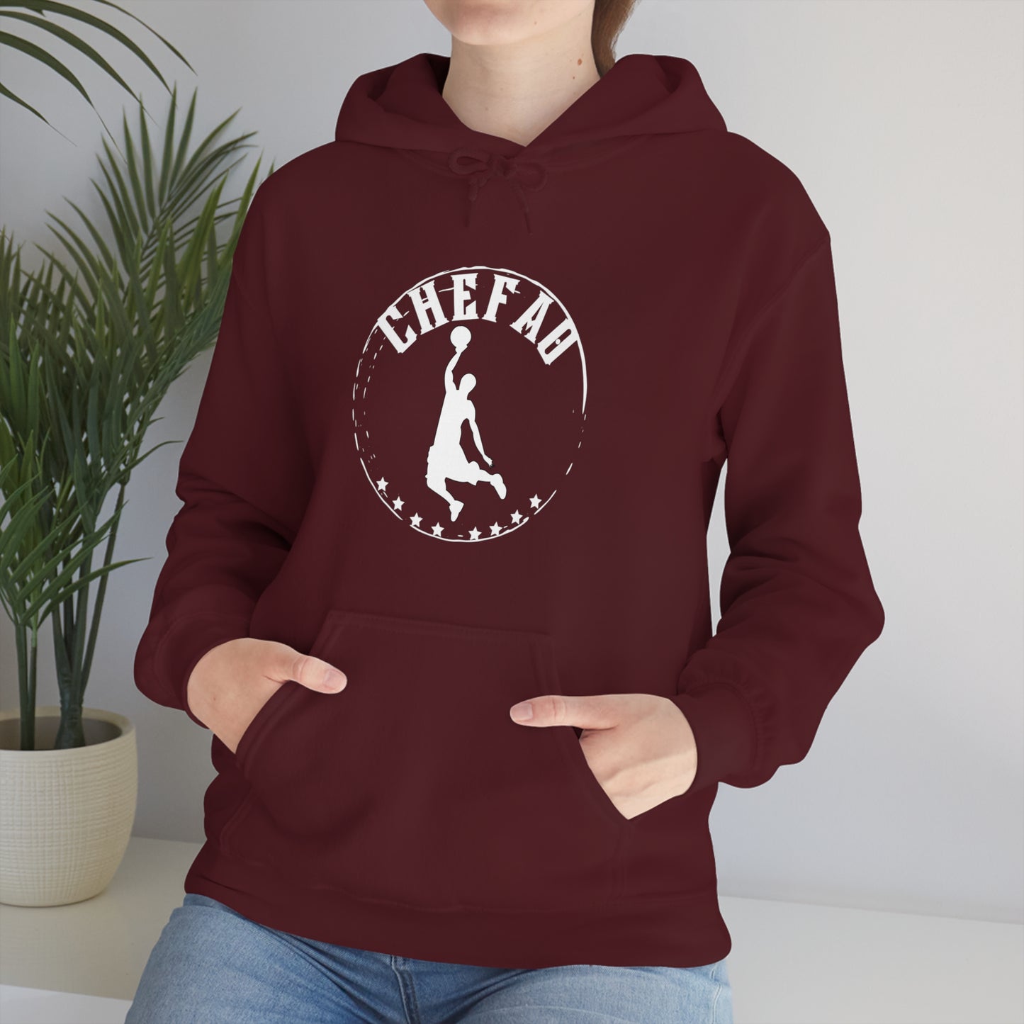 Chefao Basketball V Unisex Heavy Blend Hooded Sweatshirt