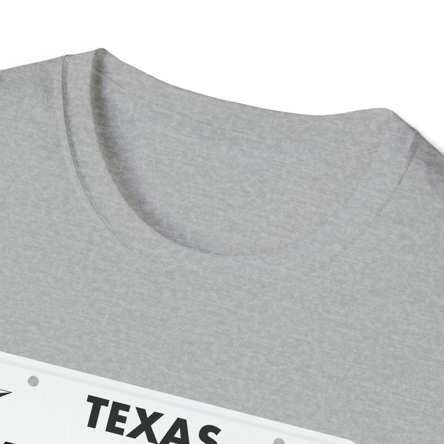 Chefao Texas License Plate I, Unisex Softstyle T-Shirt