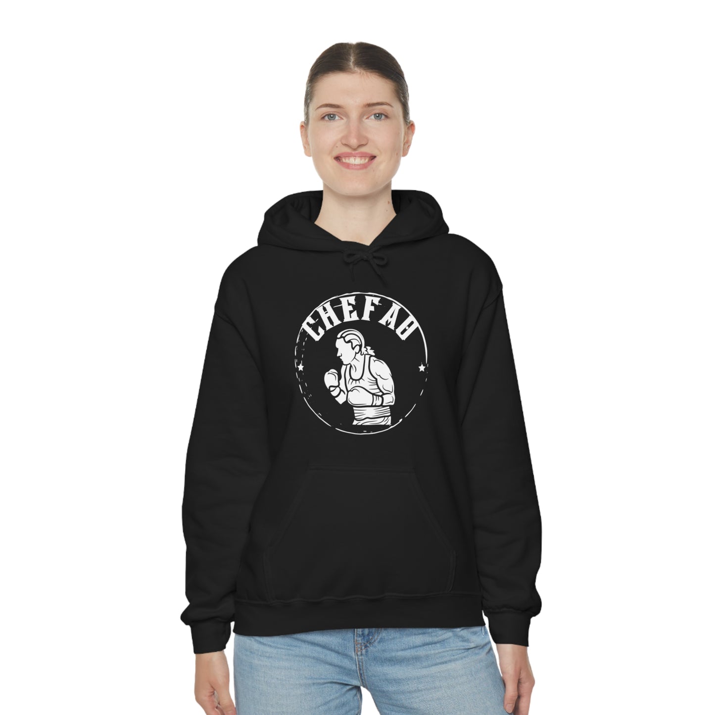 Chefao Boxer II, Unisex Heavy Blend Hooded Sweatshirt