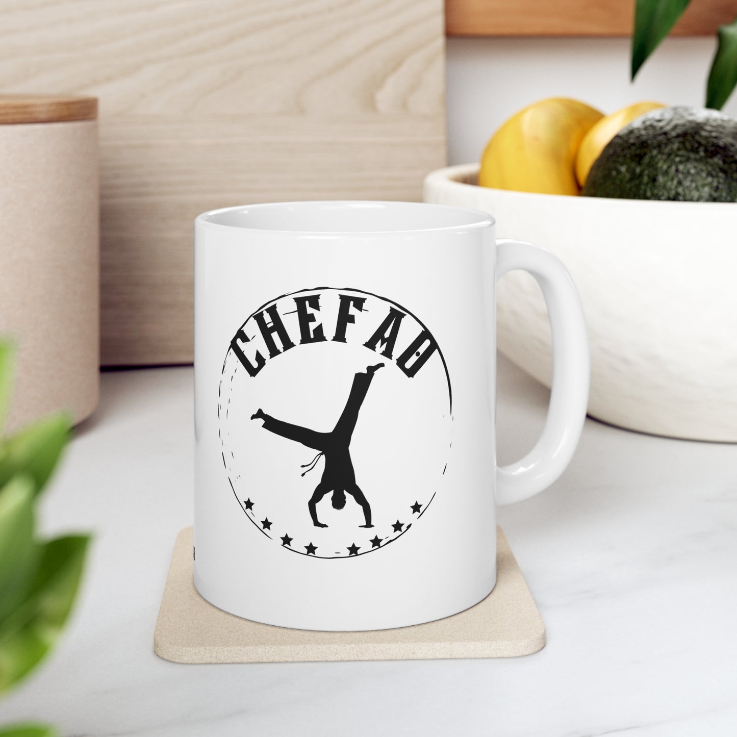 Chefao Capoeira I, White Coffee Mug, 11oz