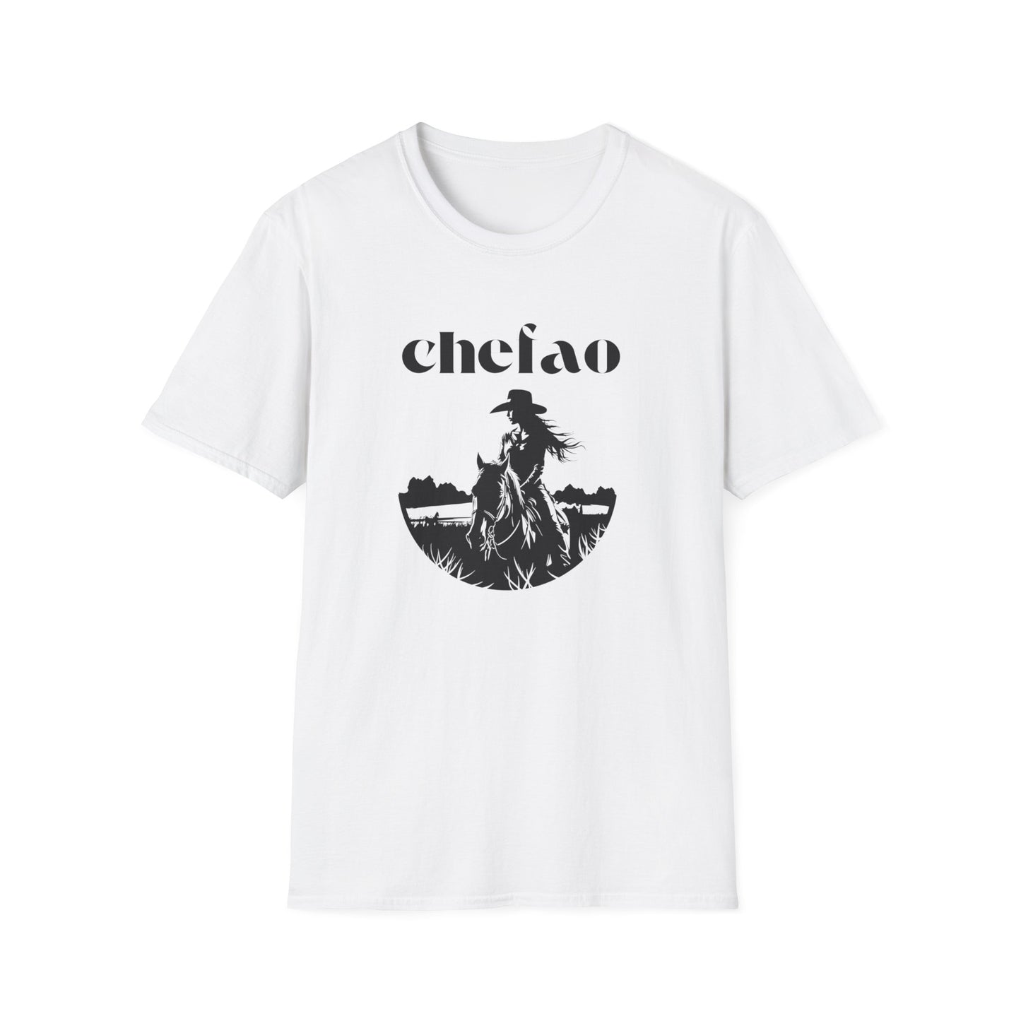 Chefao Cowgirl IV, Unisex Softstyle T-Shirt