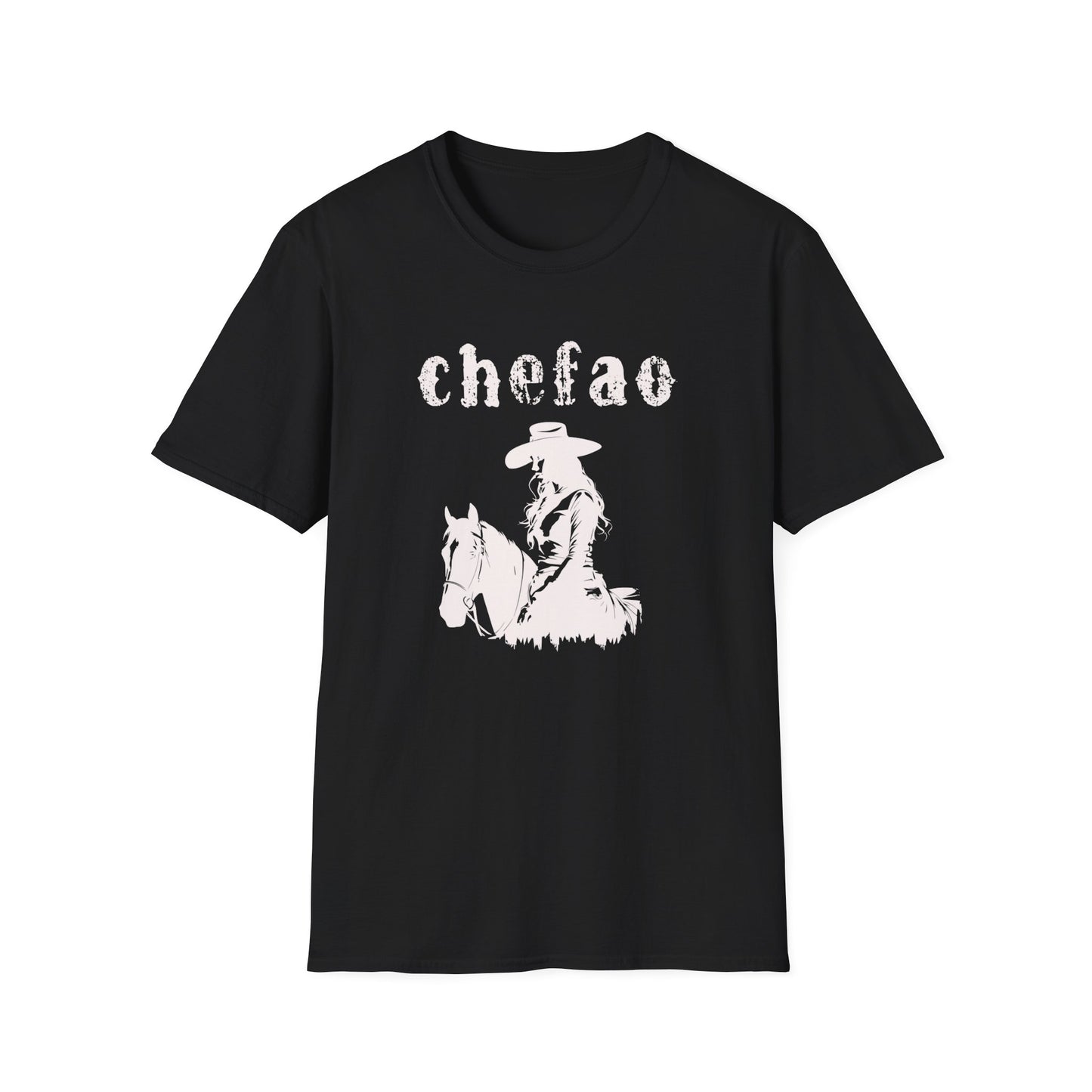 Chefao Cowgirl VIII, Unisex Softstyle T-Shirt