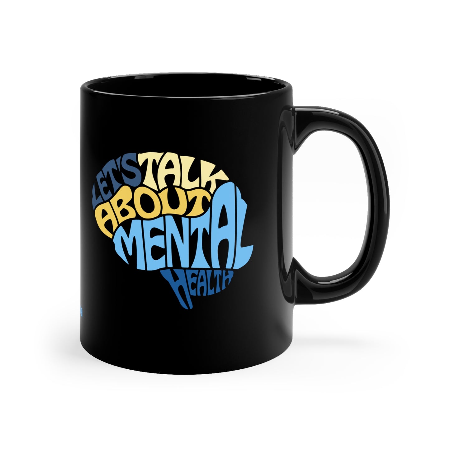 Mental Health I, Black Coffee Mug, 11oz