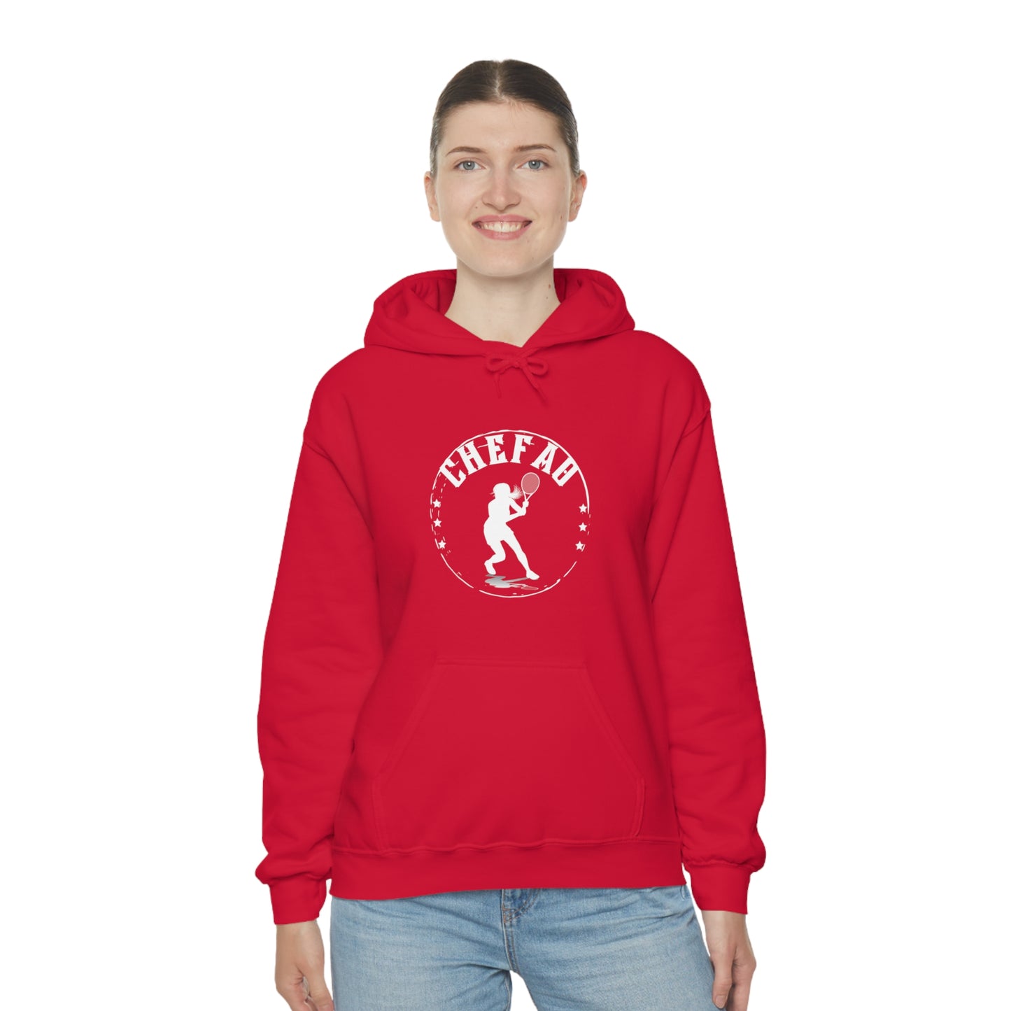 Chefao Tennis III, Unisex Heavy Blend Hooded Sweatshirt