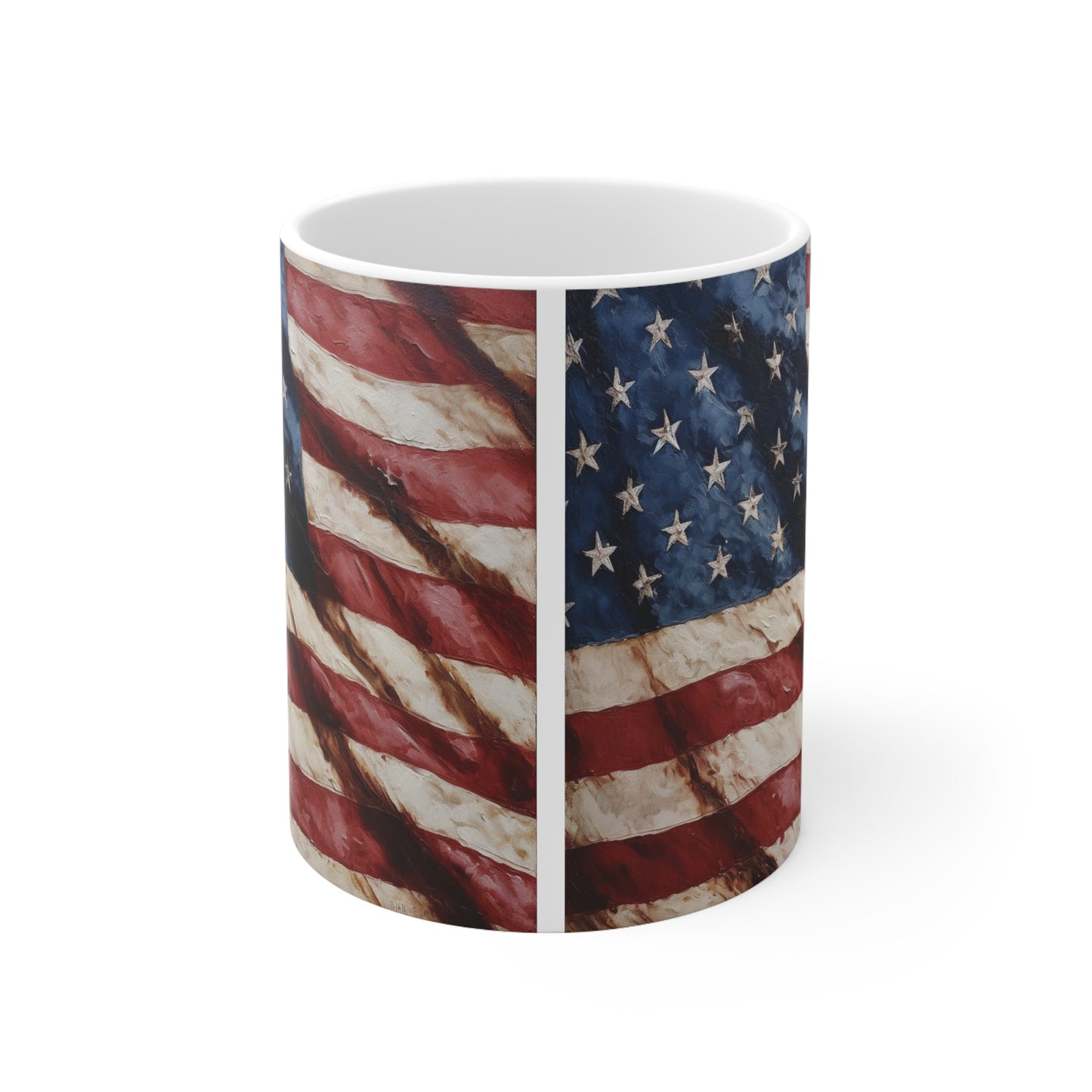 American Flag coffee mug, 11oz