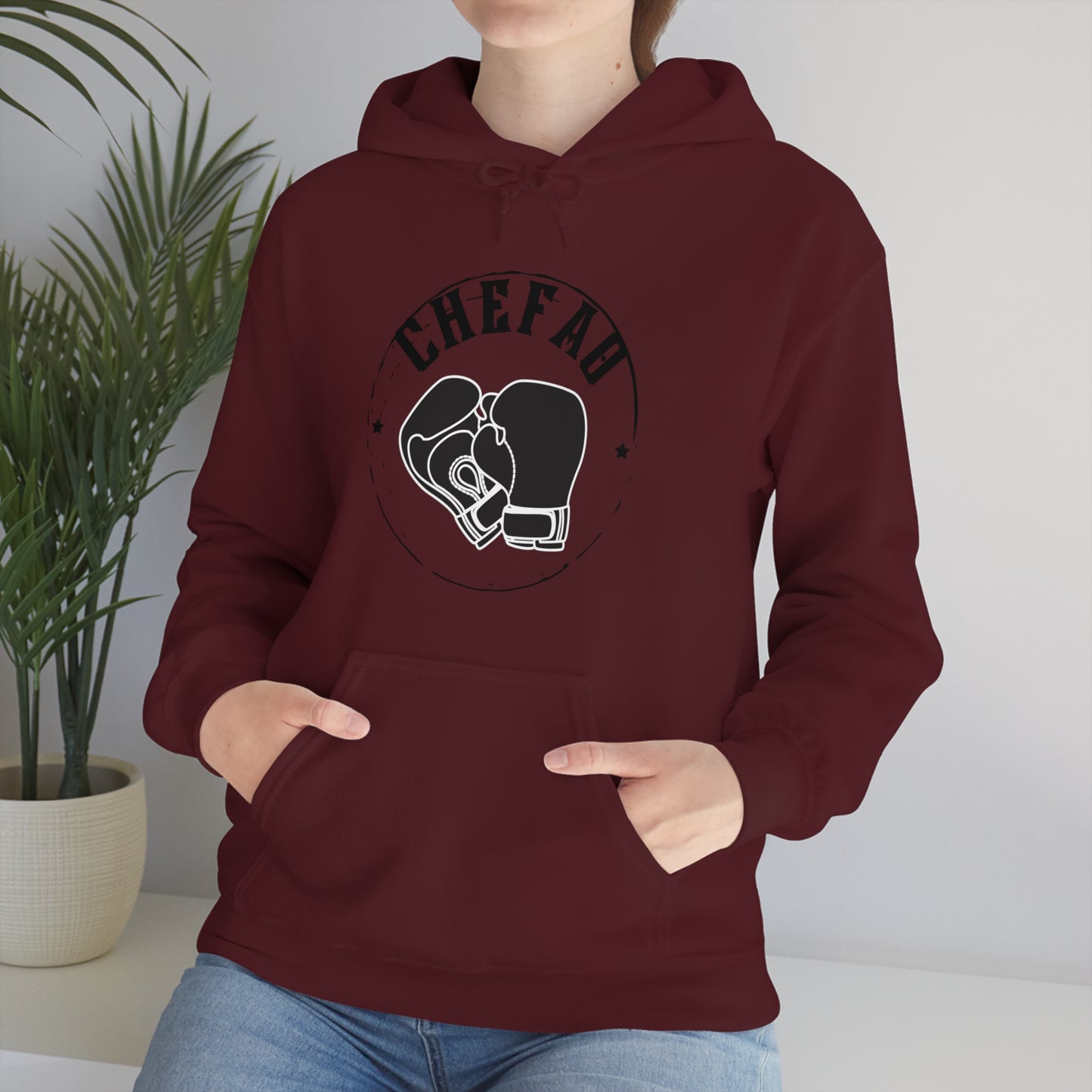 Chefao Boxing I, Unisex Heavy Blend Hooded Sweatshirt