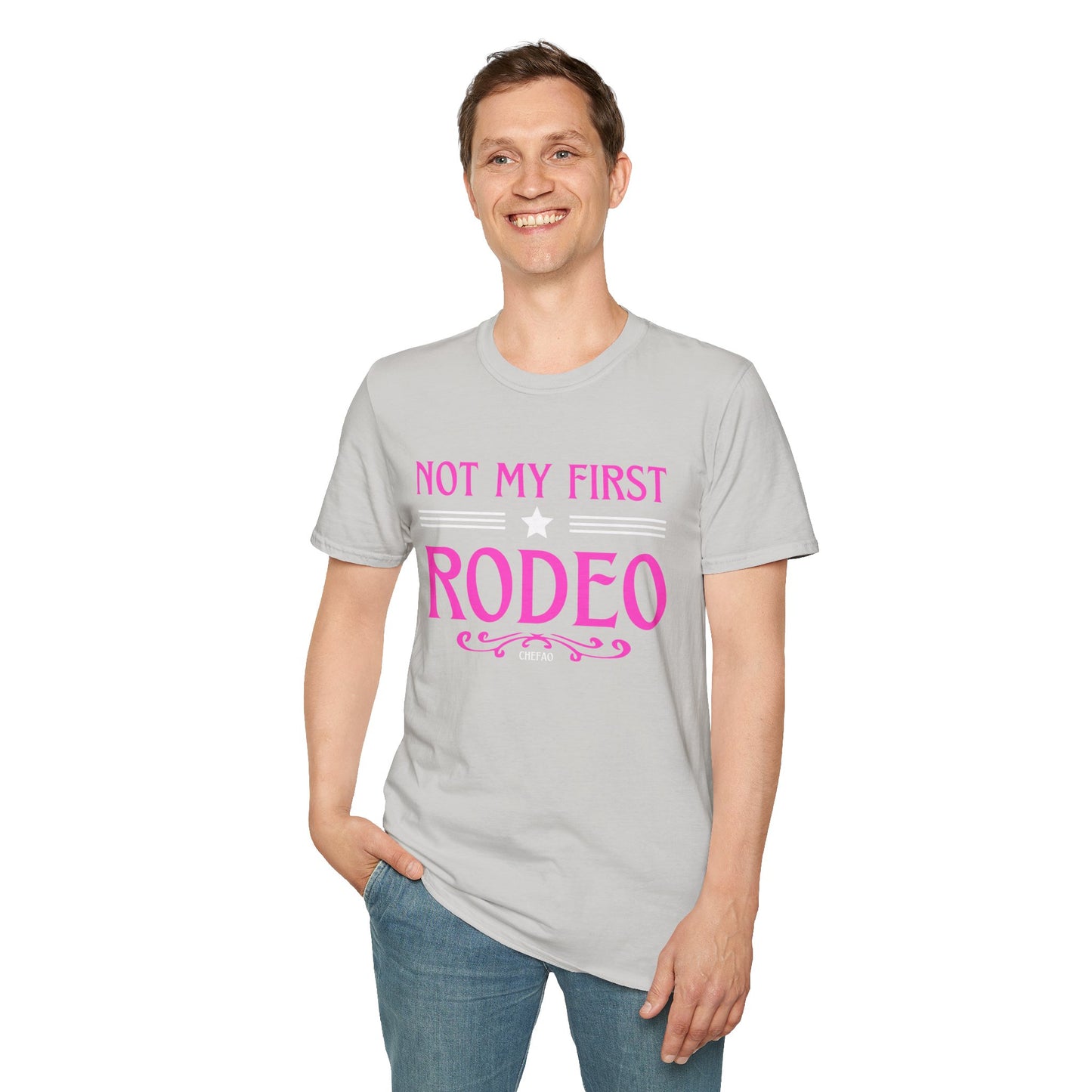 Not My First Rodeo, Unisex Softstyle T-Shirt